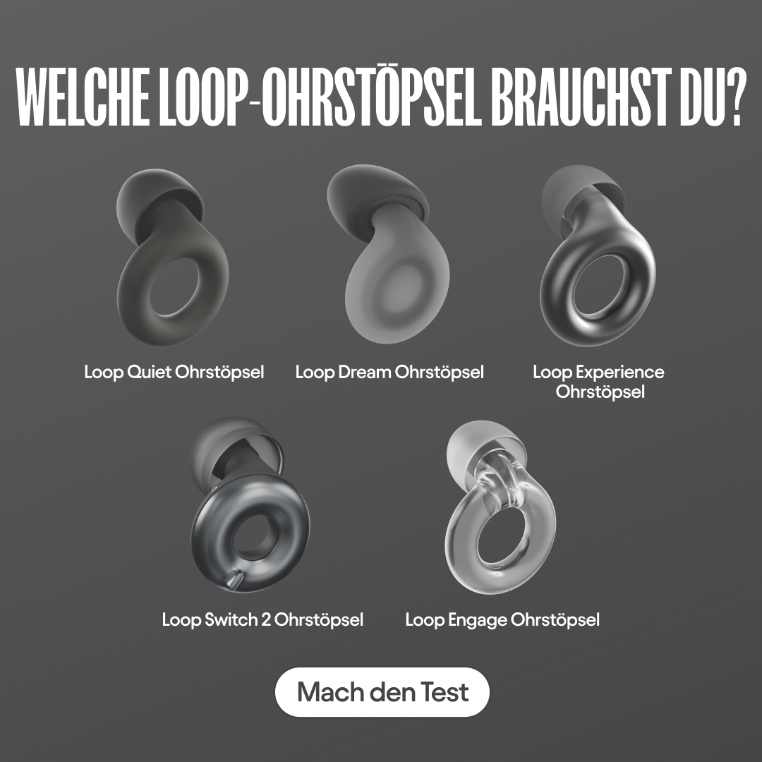Loop Facebook ad: Bist du bereit für deine perfekten Ohrstöpsel?