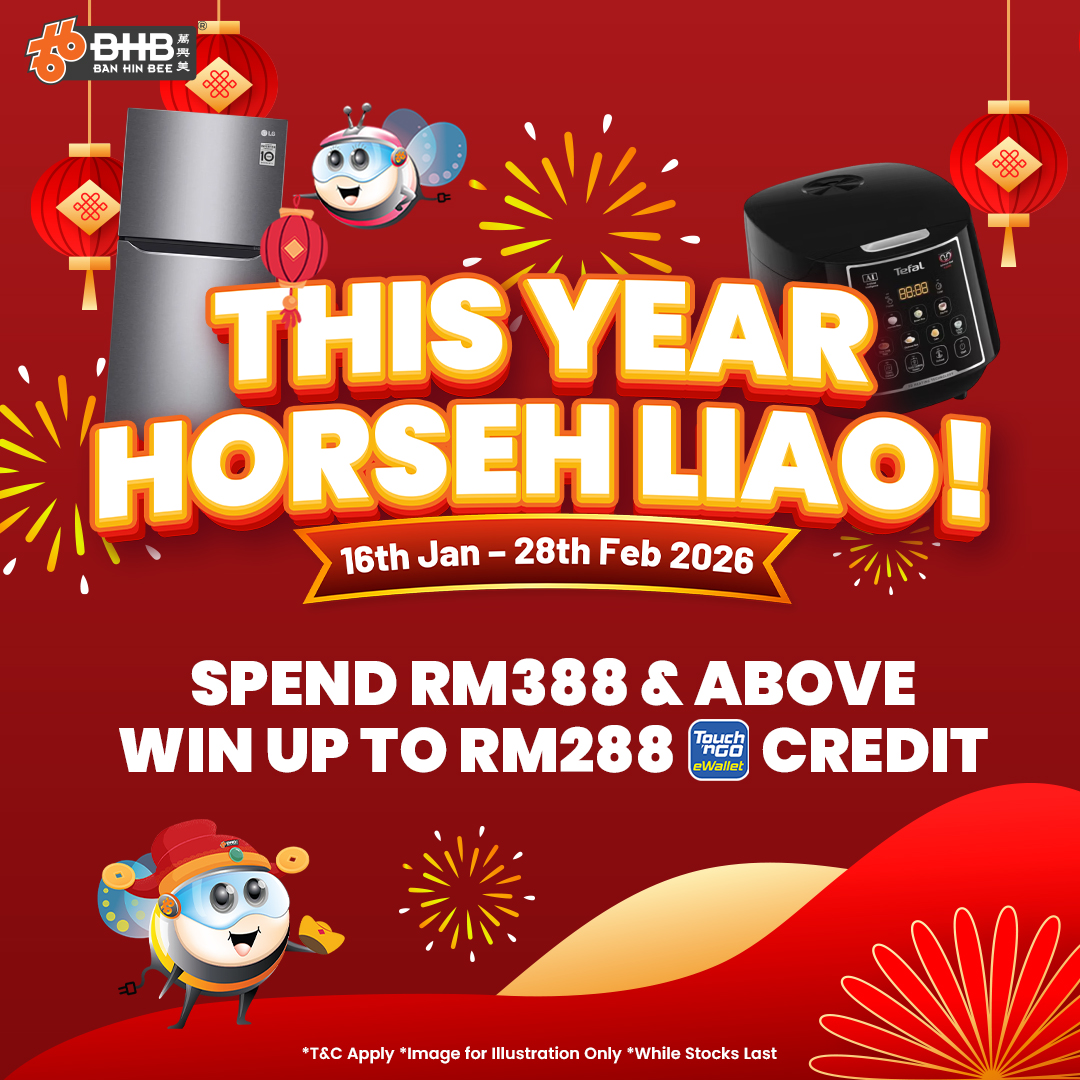 Ban Hin Bee (BHB) Facebook ad: This Year HORSEH Liao!