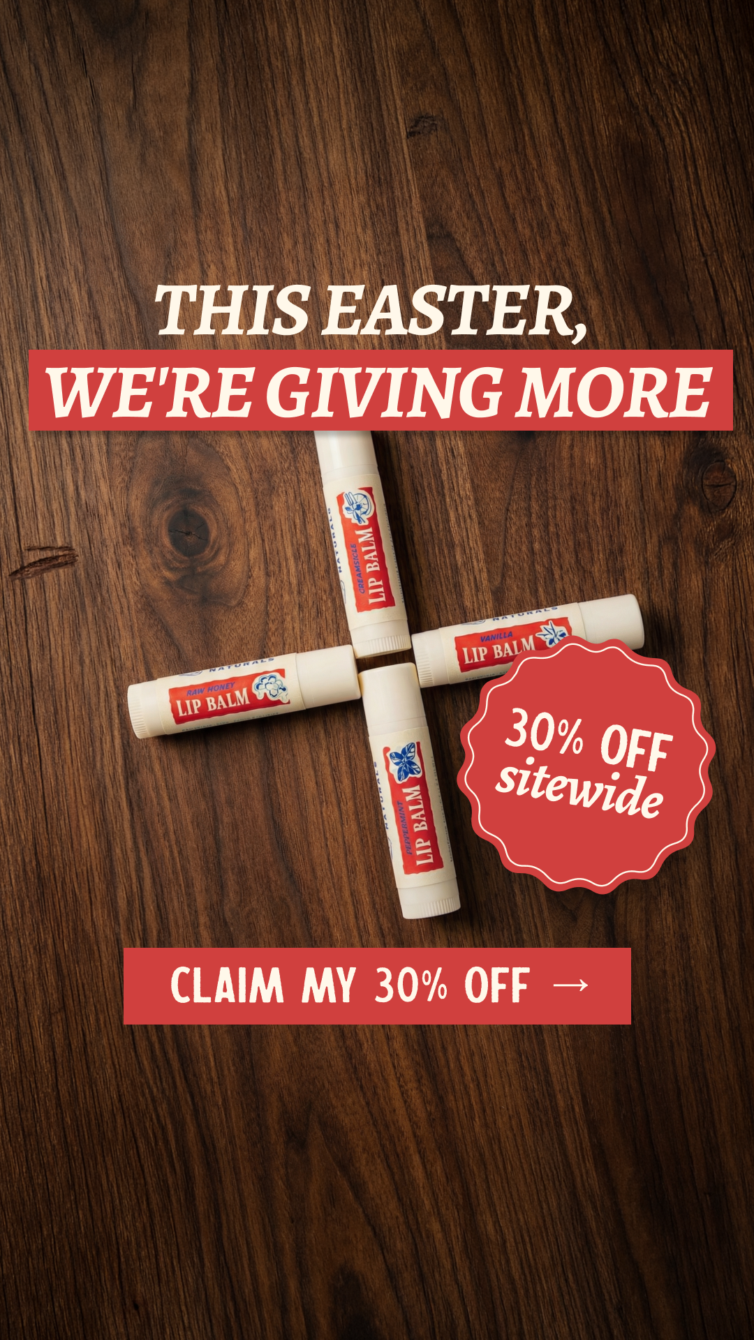 Papabear Naturals Facebook ad