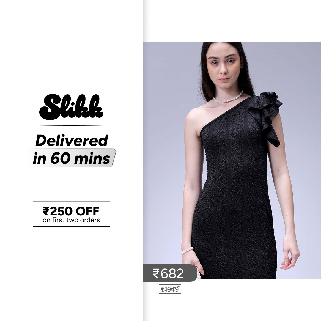 Slikk: Fashion in 60 Mins Facebook ad