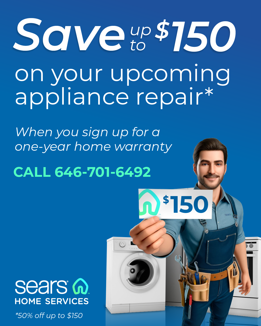 Sears Home Services Facebook ad from Jun 4, 2026