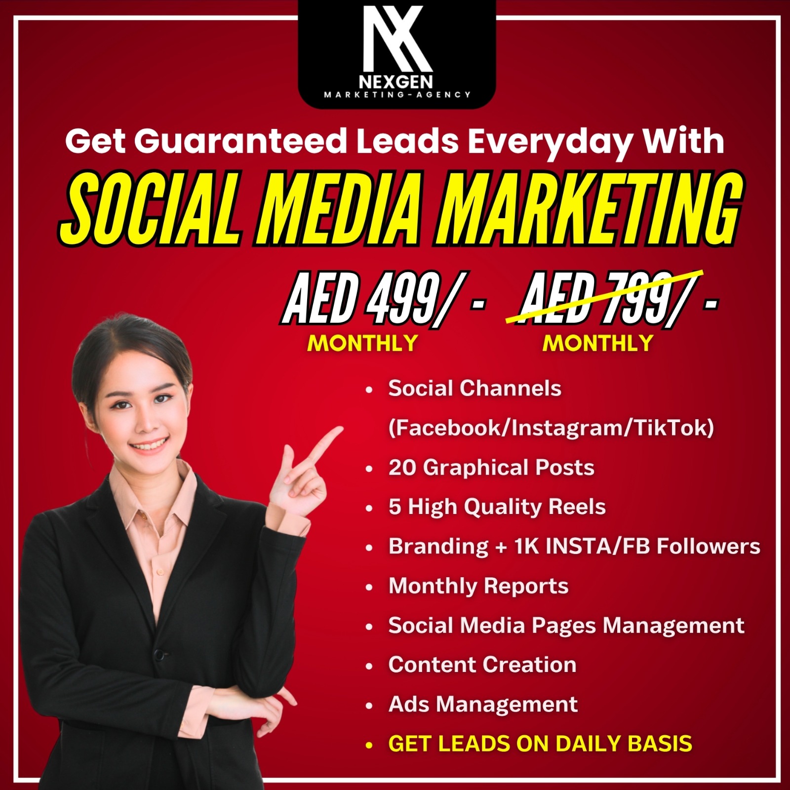 NexGen Marketing Agency Facebook ad: Chat with us