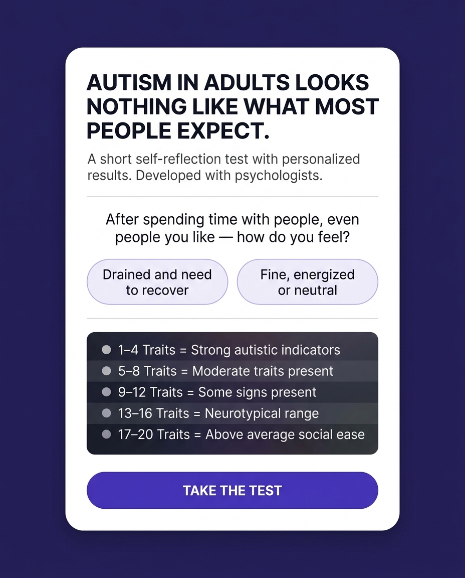 Personality Test: Created by Experts  Facebook ad