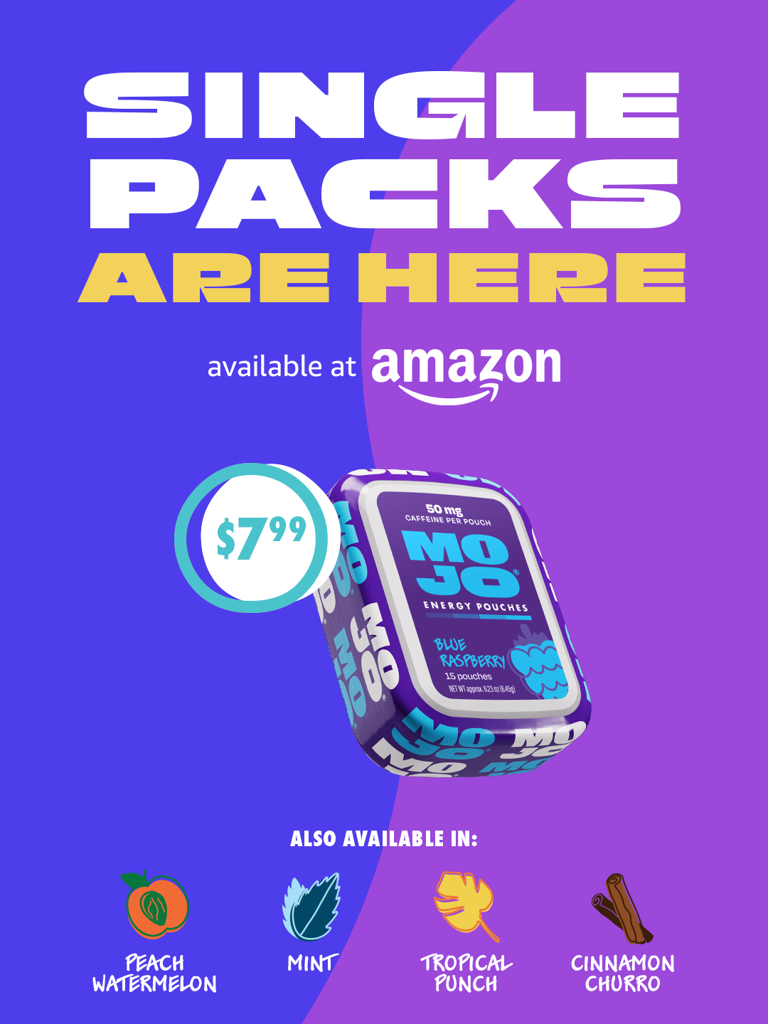 MojoPouches Facebook ad: Try Mojo Energy Pouches