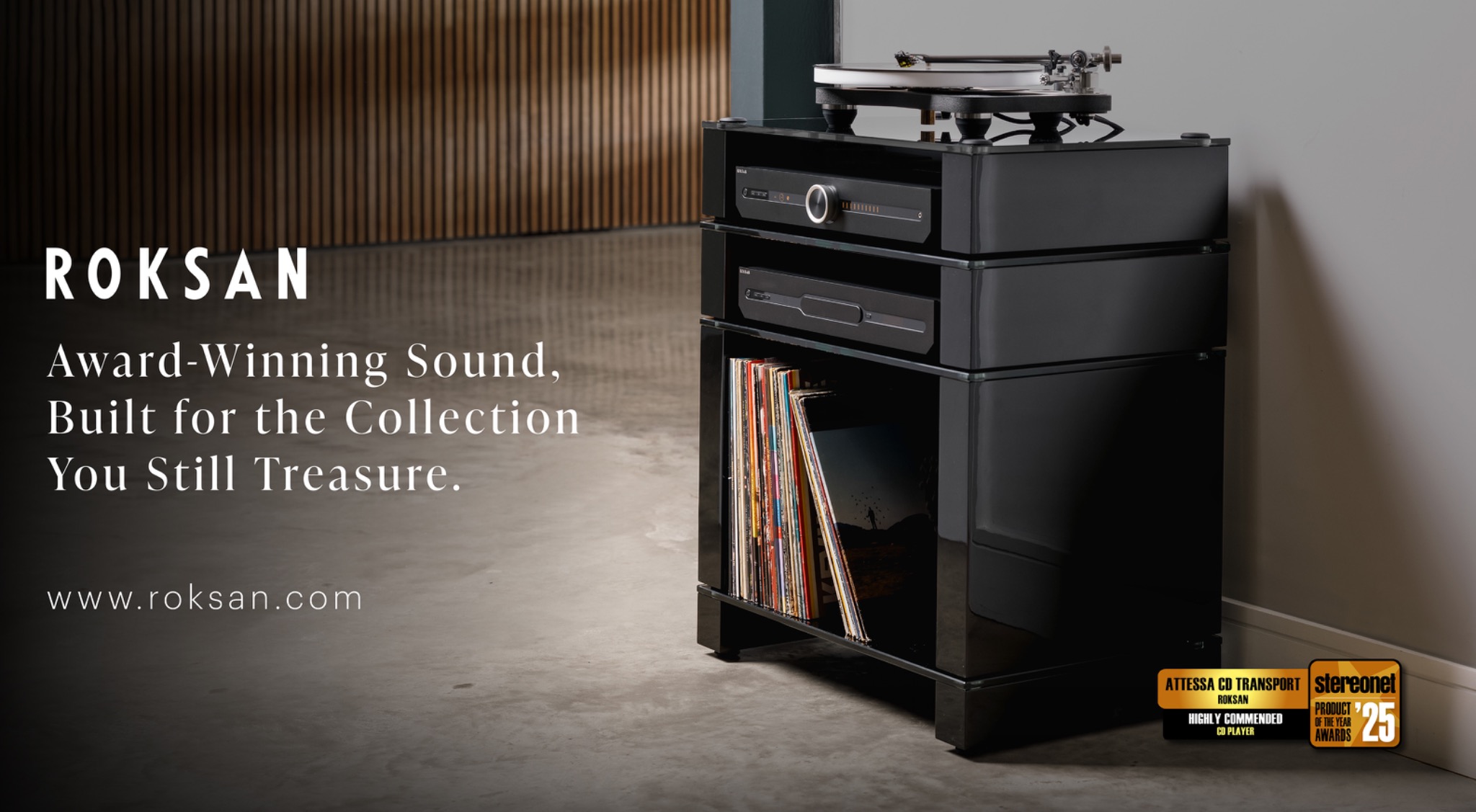 Roksan North America Facebook ad from Aug 11, 2025