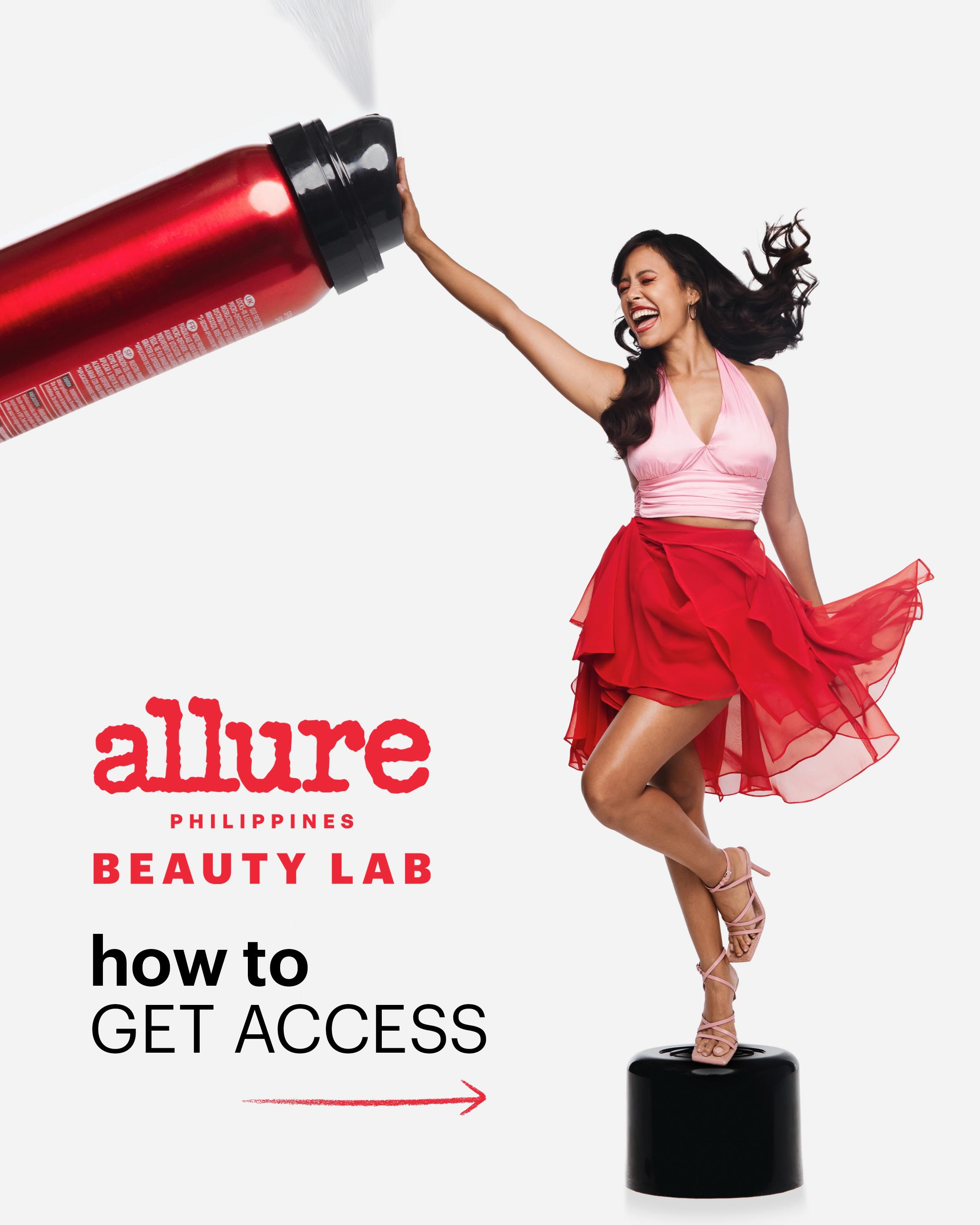 Allure Philippines Facebook ad: Beauty comes to life at the first-ever Allure…