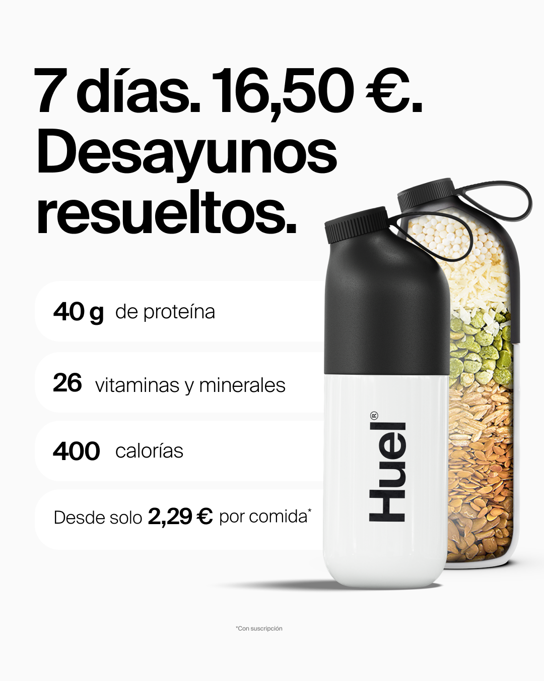 Huel Facebook ad