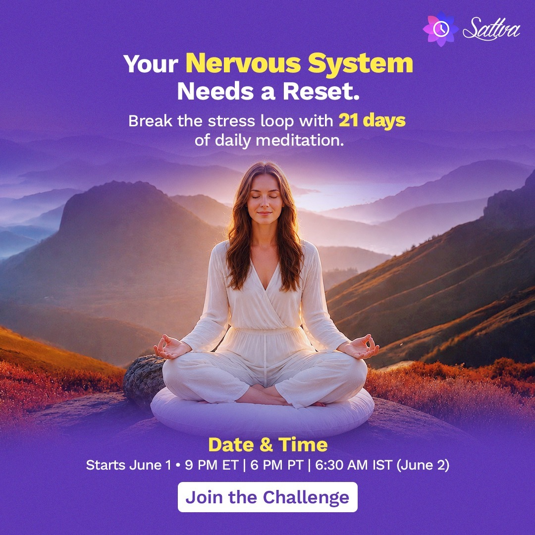 Sattva Meditation App Facebook ad