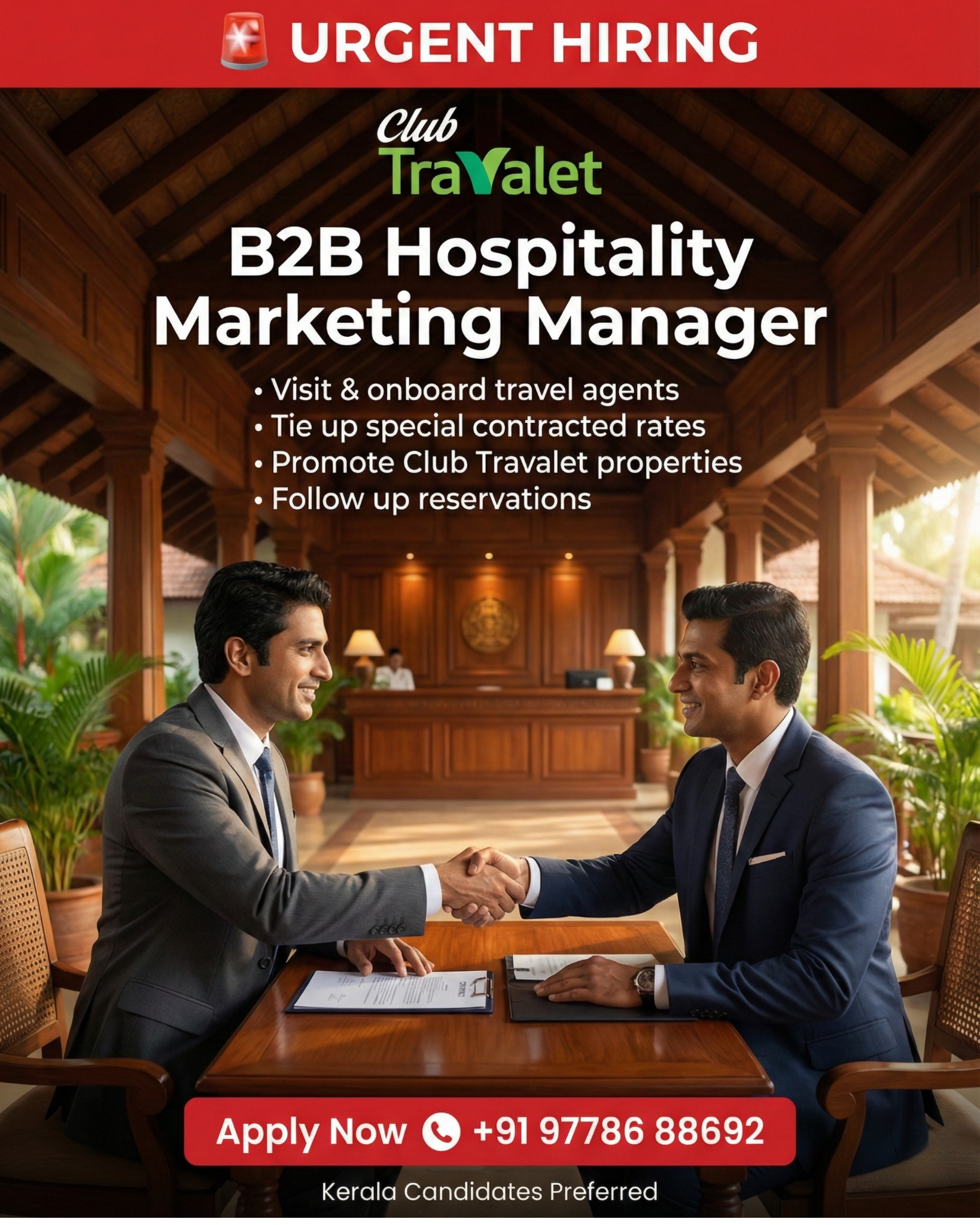 Club Travalet Facebook ad