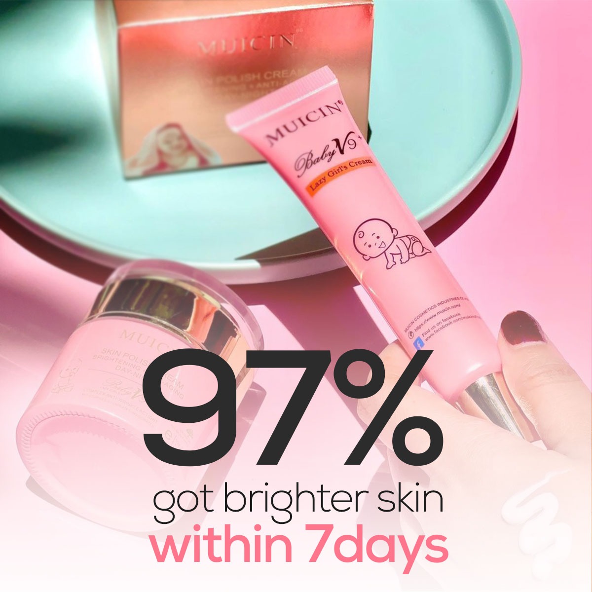 Muicin Facebook ad: Muicin - Baby V9 Skin Polish Cream