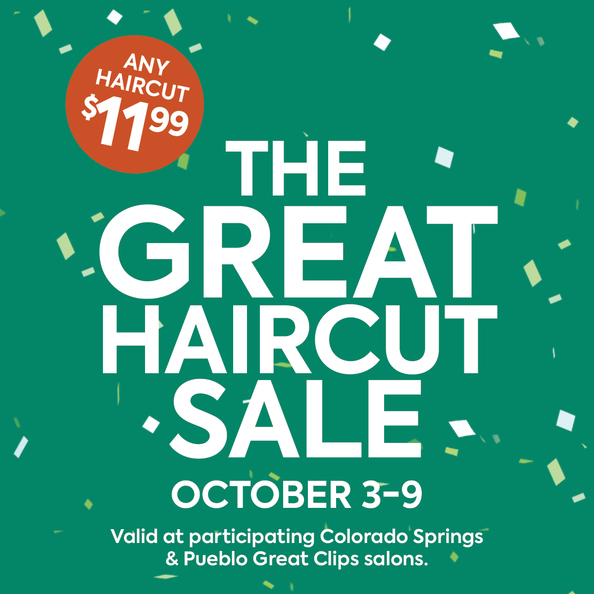 Great Clips Facebook ad: Great hair. Great Price.