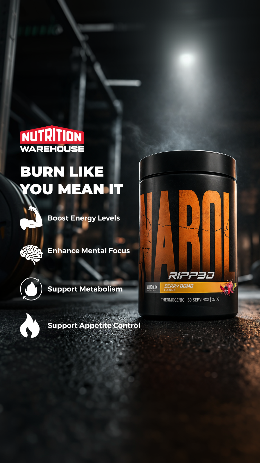 Nutrition Warehouse Facebook ad