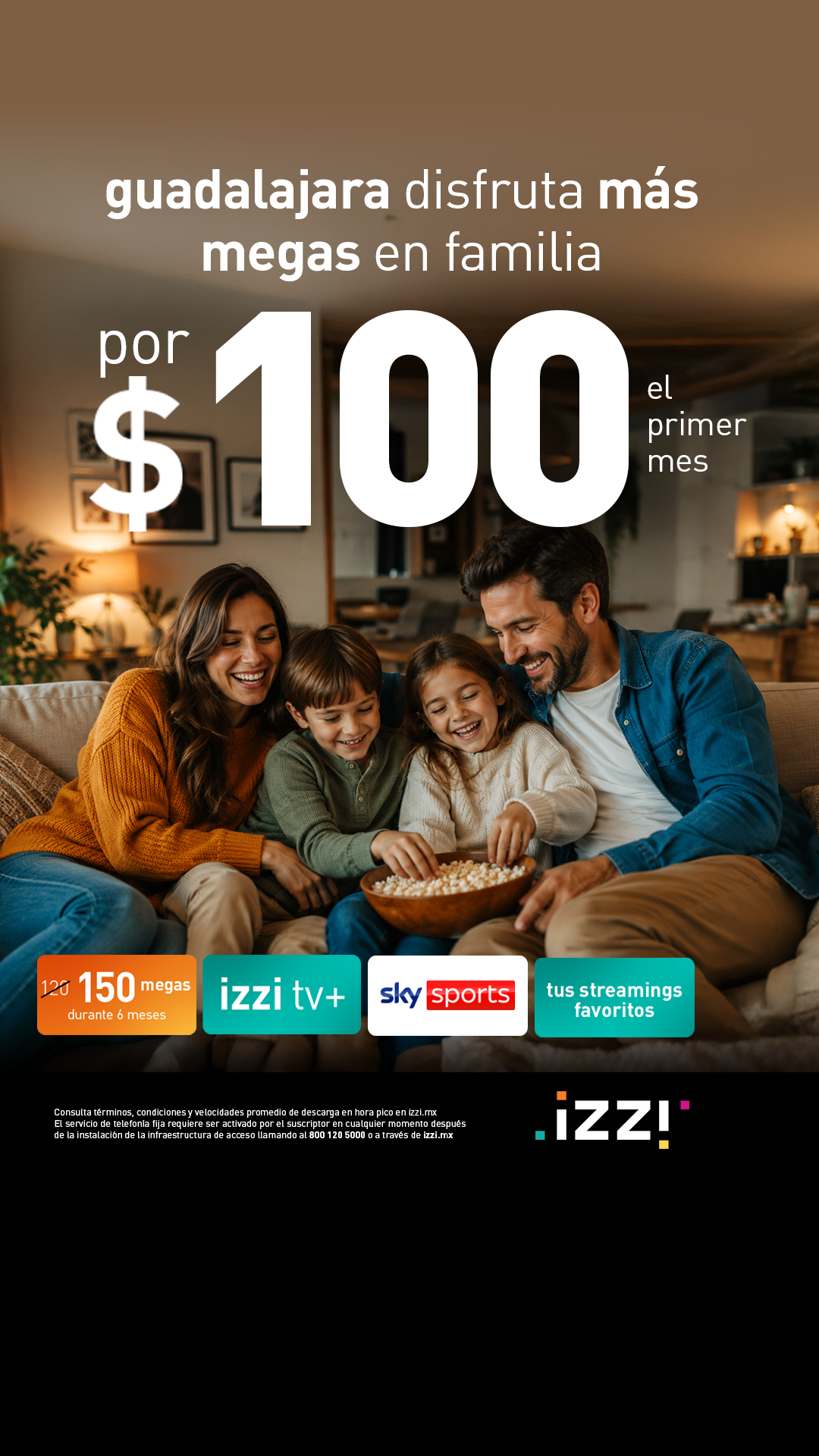 izzi telecom Facebook ad