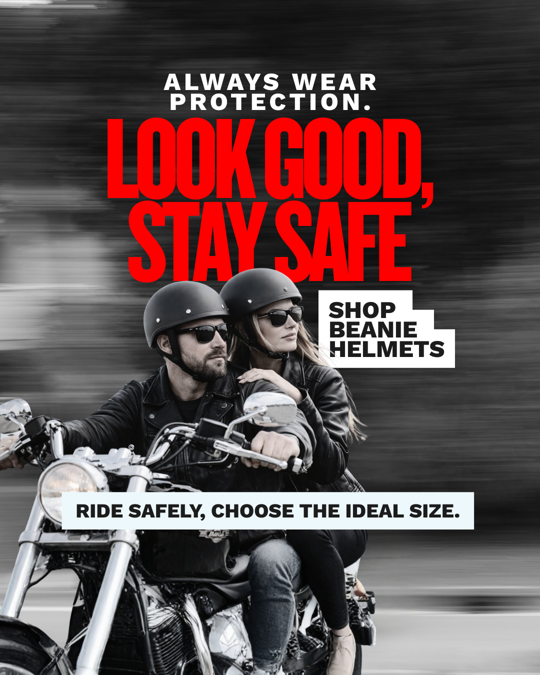 Beanie Helmets Facebook ad