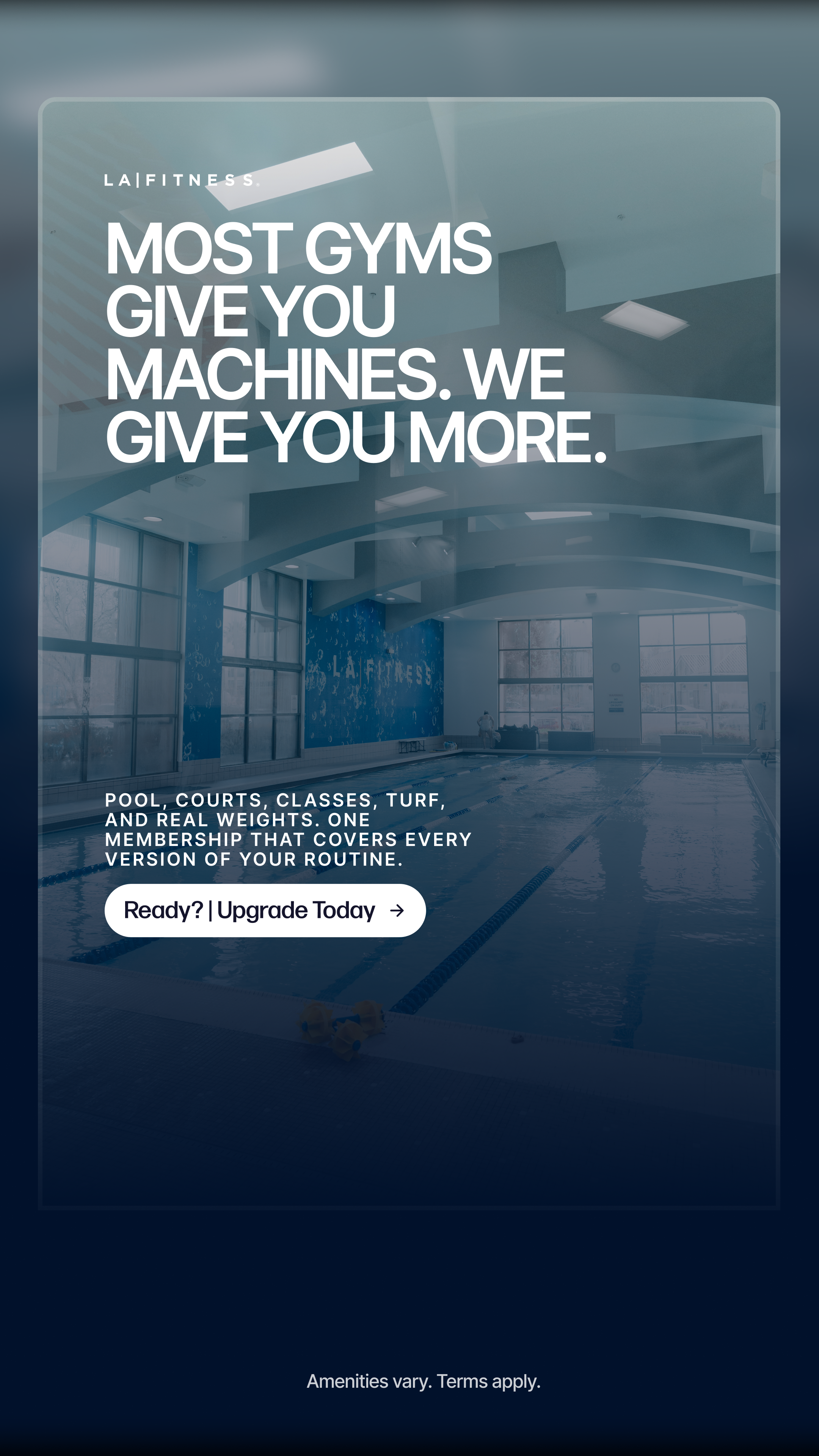 LA Fitness Facebook ad