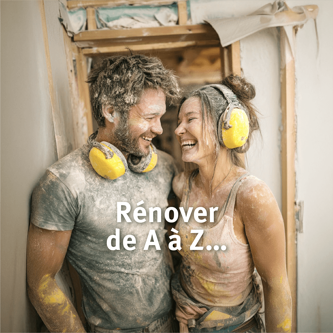 Fintro Belgique Facebook ad: Rénover ensemble peut mettre votre relation à rude…