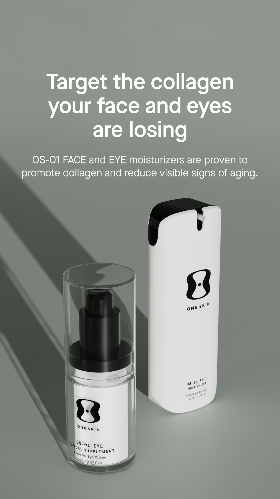 OneSkin Facebook ad