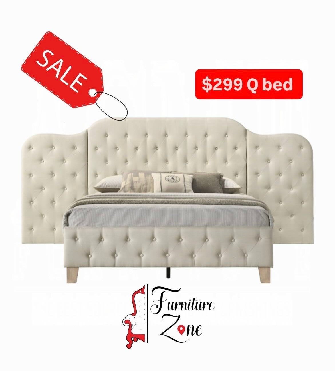 Furniture Zone Yuma Facebook ad: HUGE FURNITURE SALE ALERT!