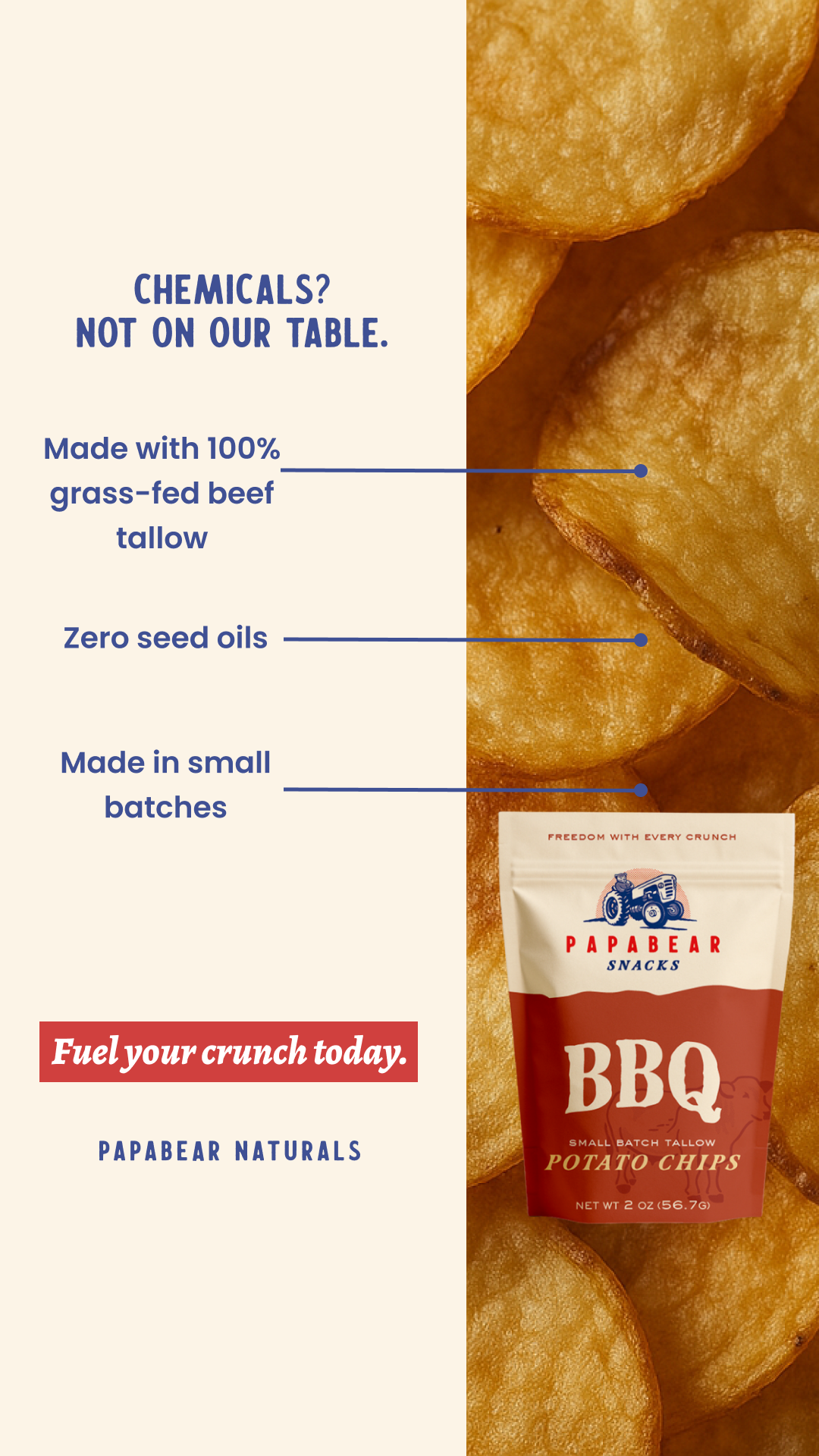 Papabear Naturals Facebook ad