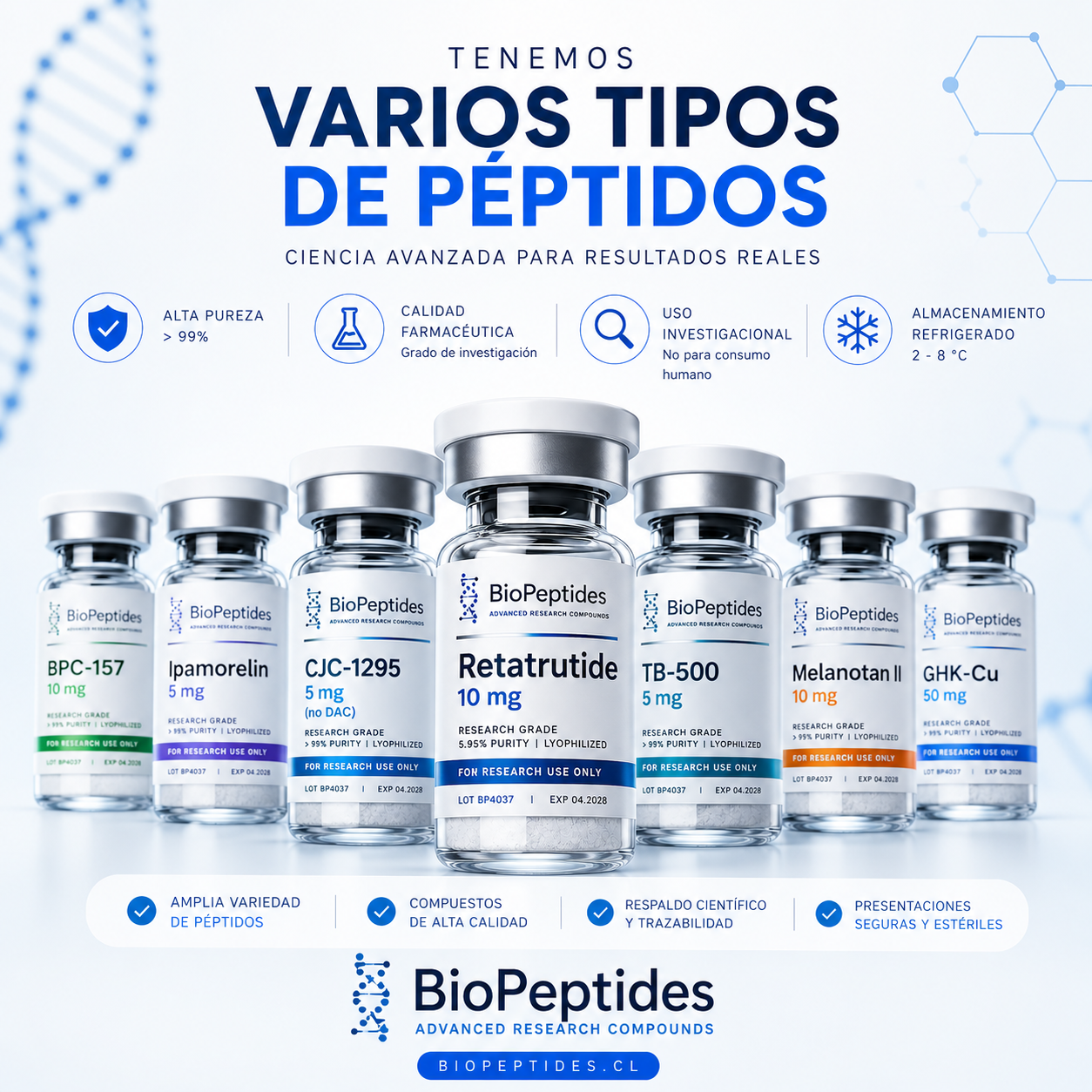 Bio Péptidos Facebook ad: BIO PEPTIDOS CHILE