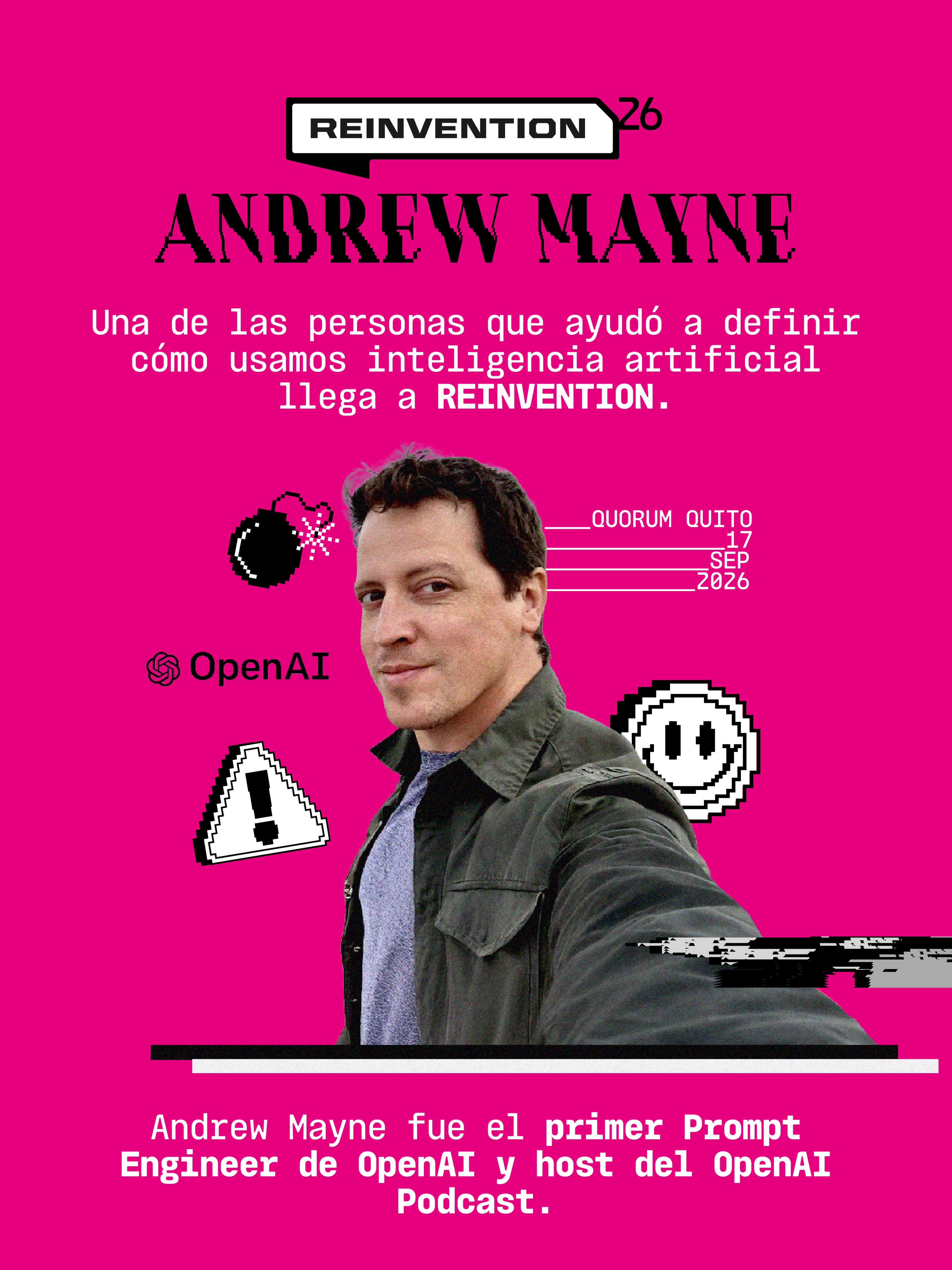 REINVENTION Facebook ad: Andrew Mayne, una de las mentes que ayudó…