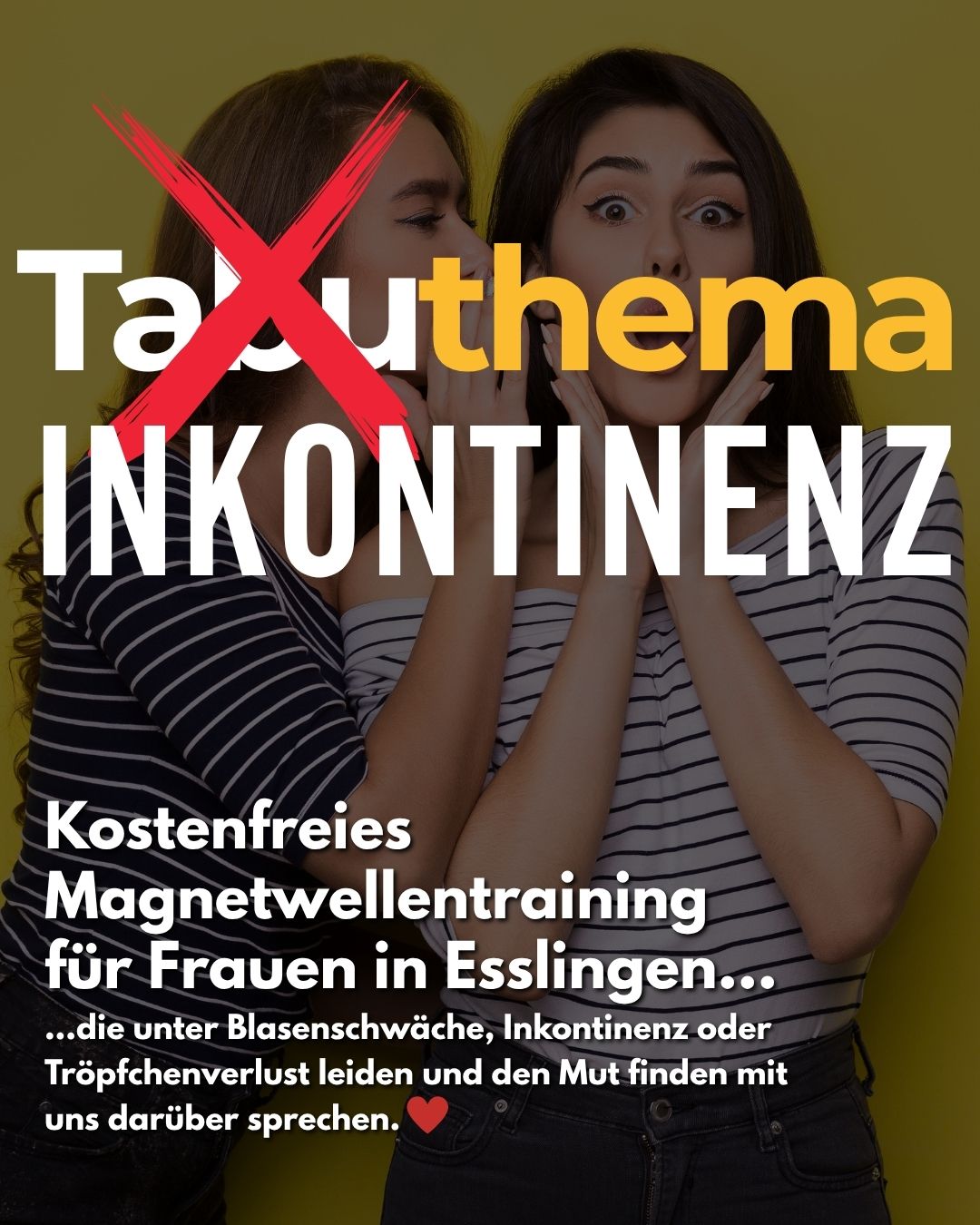 Beckenboden Behandlung Facebook ad