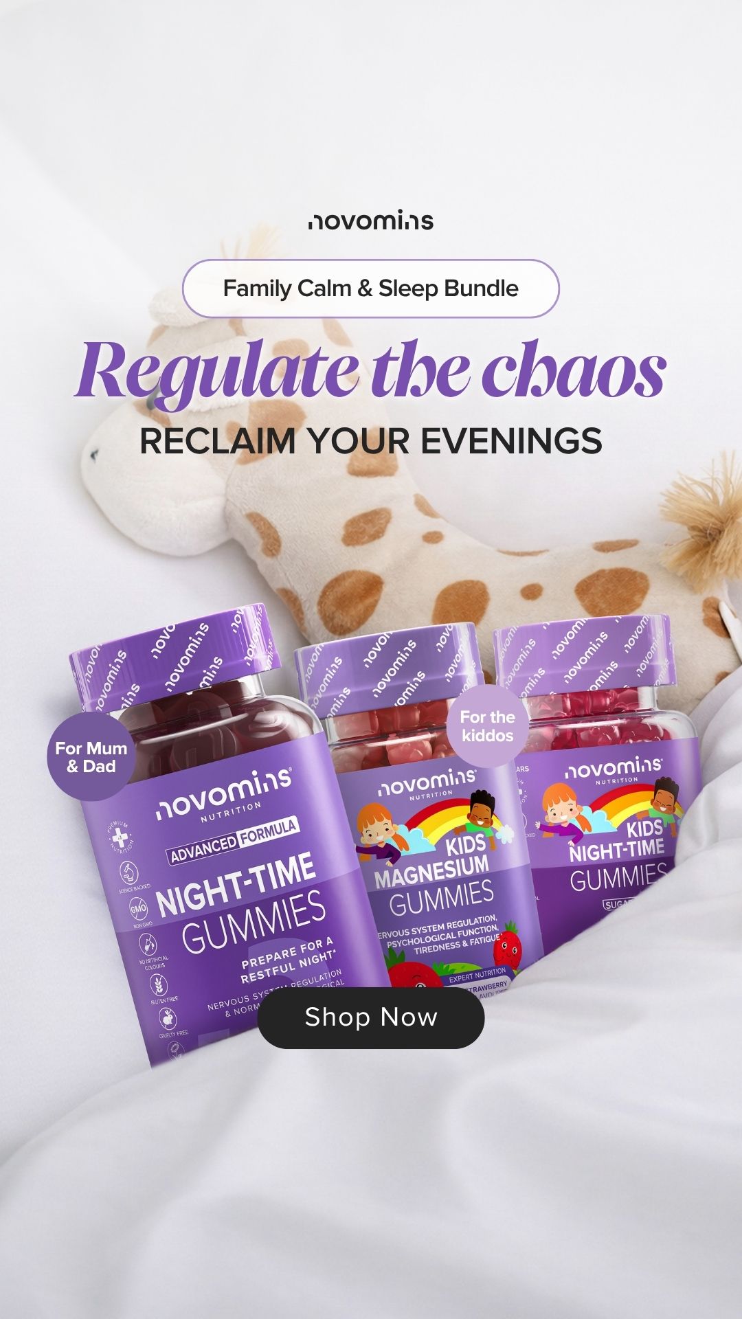 Novomins Nutrition Facebook ad