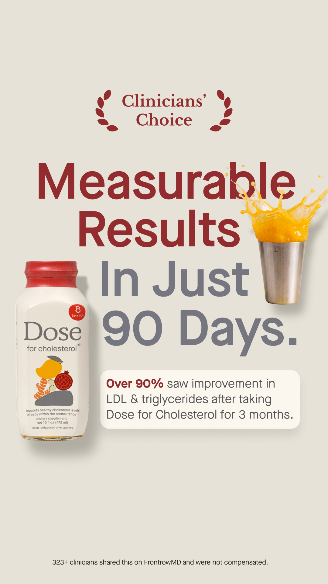 Dose for Cholesterol Facebook ad