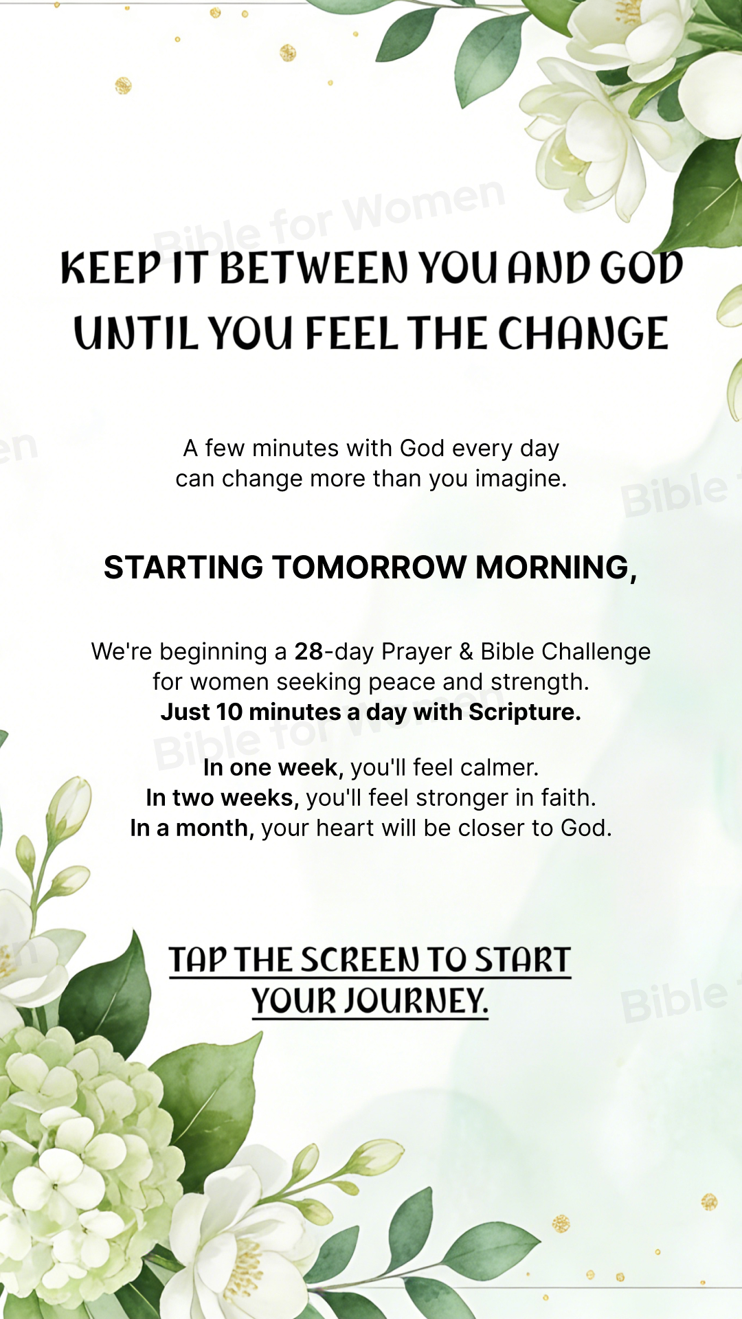 Bibleforwomen Facebook ad