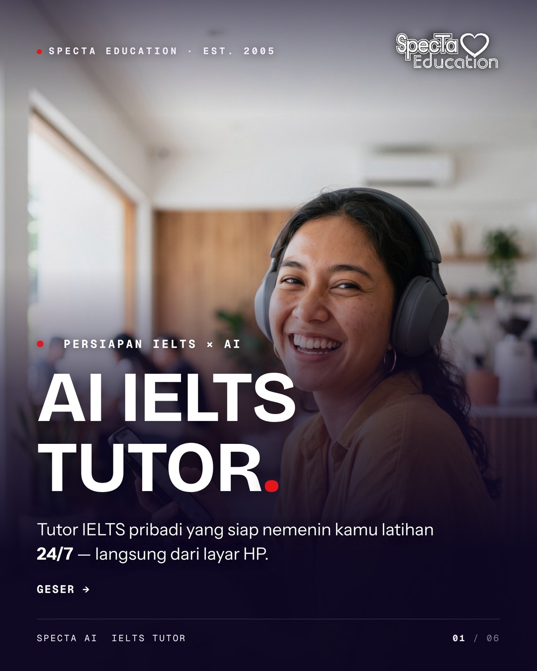 SpecTa Education Facebook ad: Gagal capai band IELTS yang kamu mau?