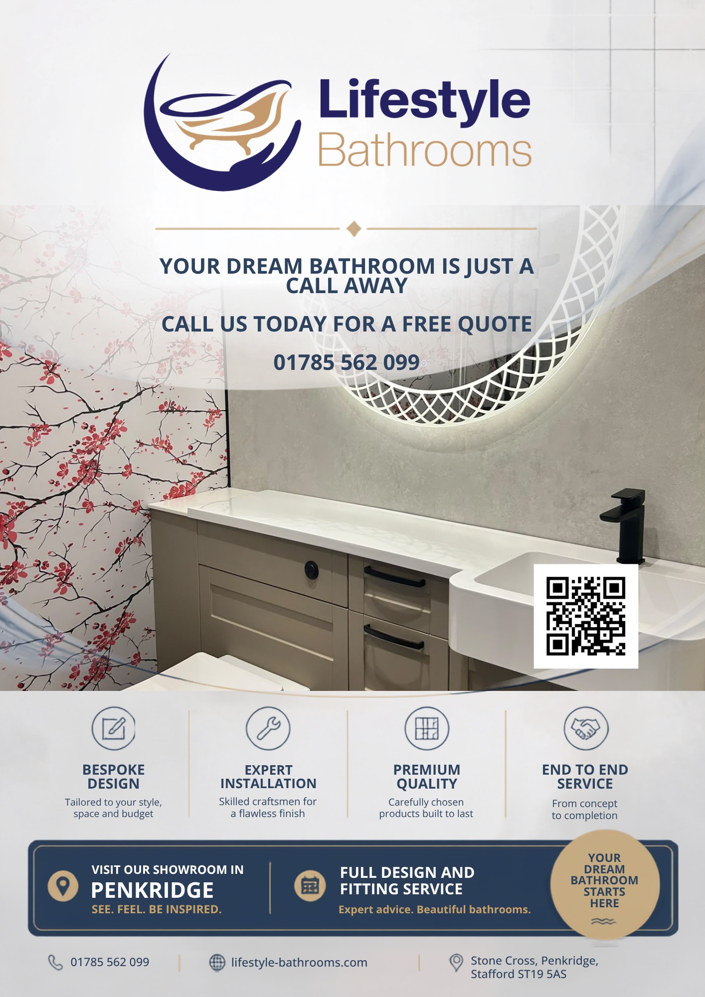 Lifestyle Bathrooms Facebook ad: Lifestyle Bathrooms are a Penkridge based family run…