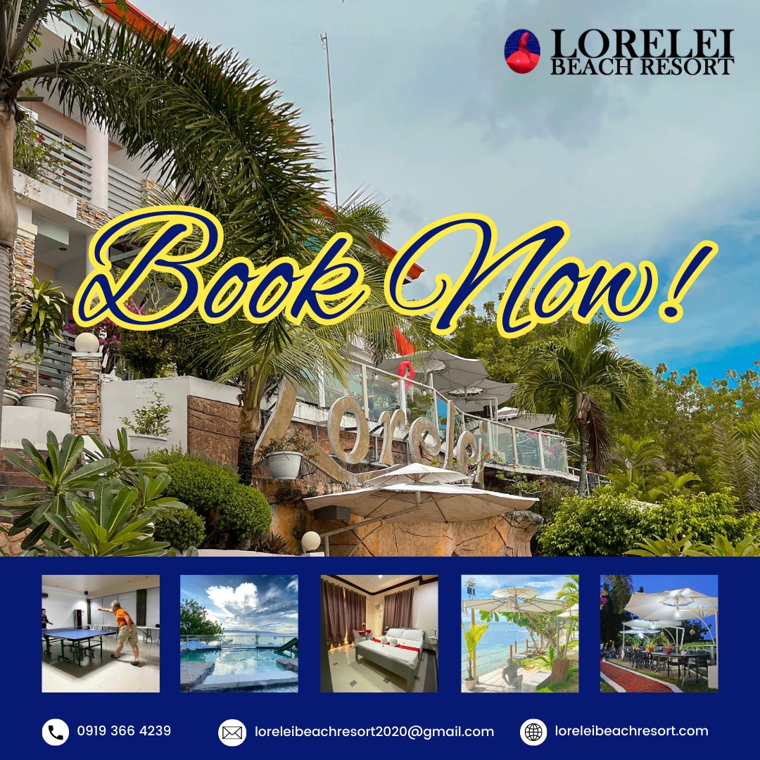 Lorelei Beach Resort Facebook ad: Escape the noise.