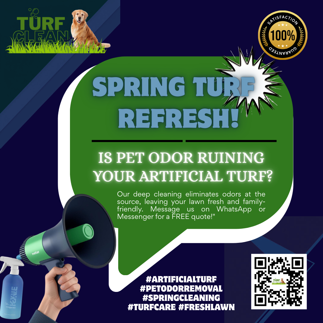 Turf Cleaner Facebook ad: Spring Odor Reset