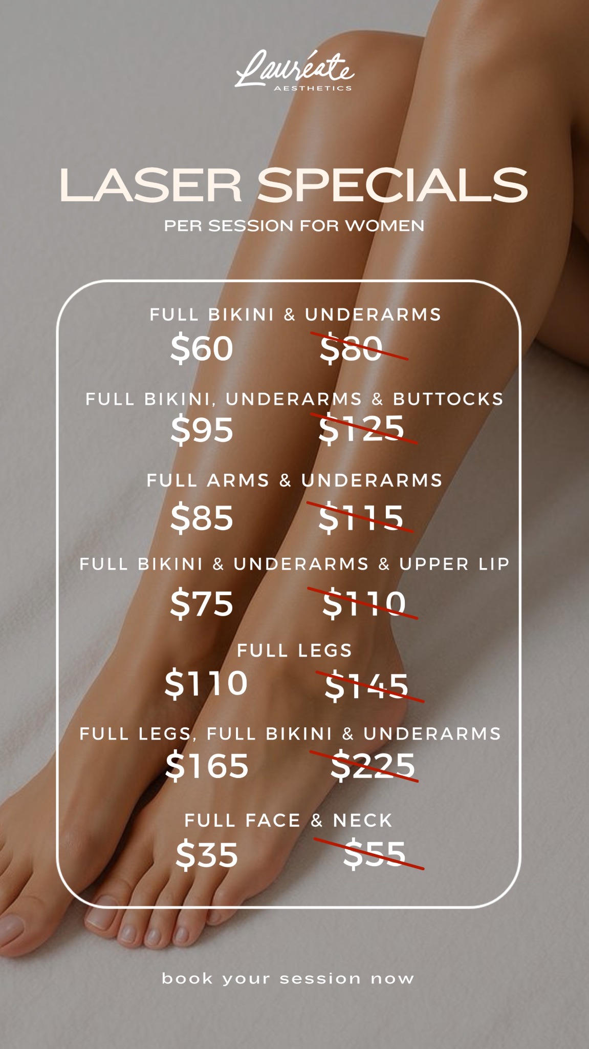 Lauréate Aesthetics Facebook ad