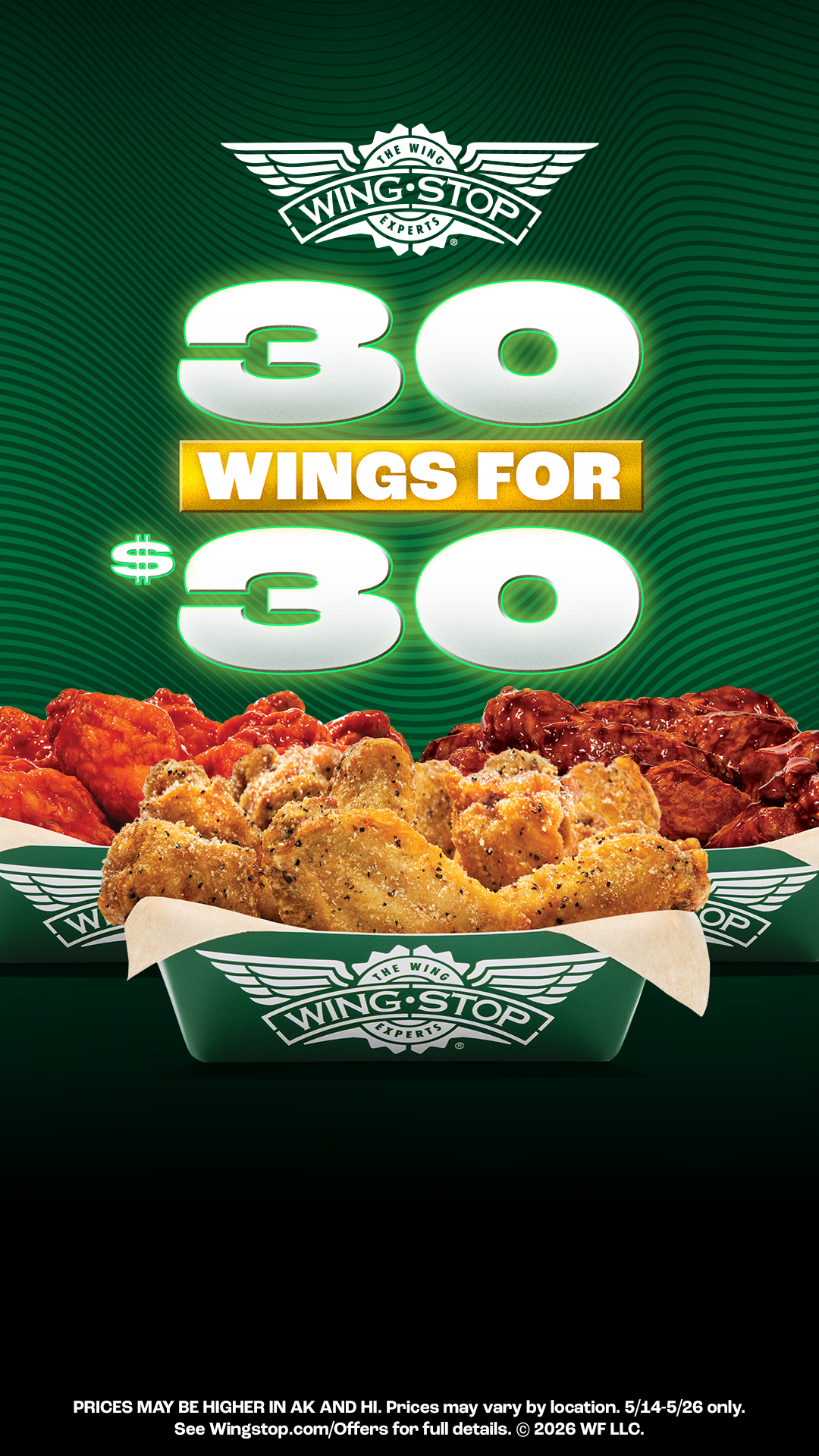 Wingstop Facebook ad