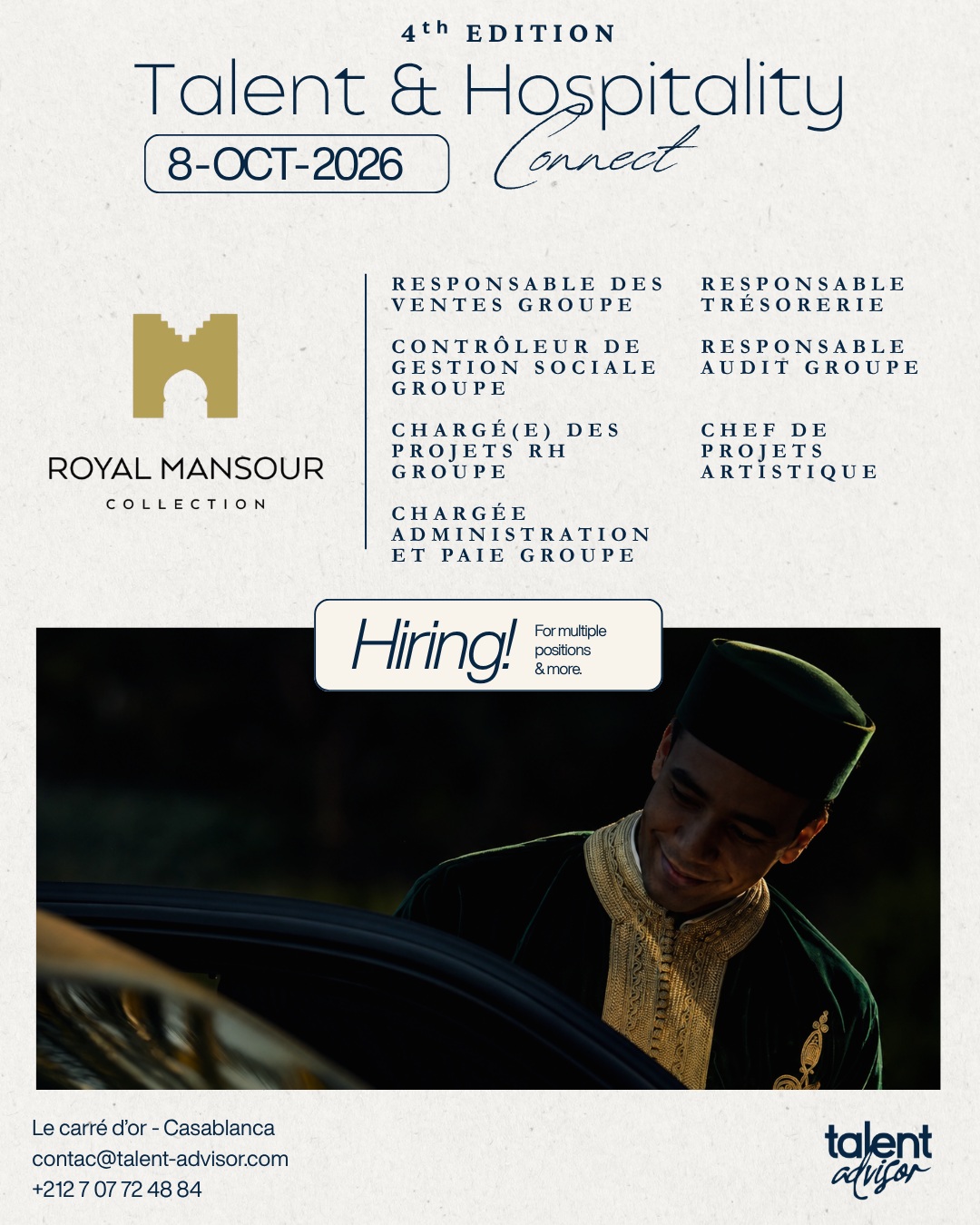 talent_advisor Facebook ad: Royal Mansour Collection is at the 4th edition…