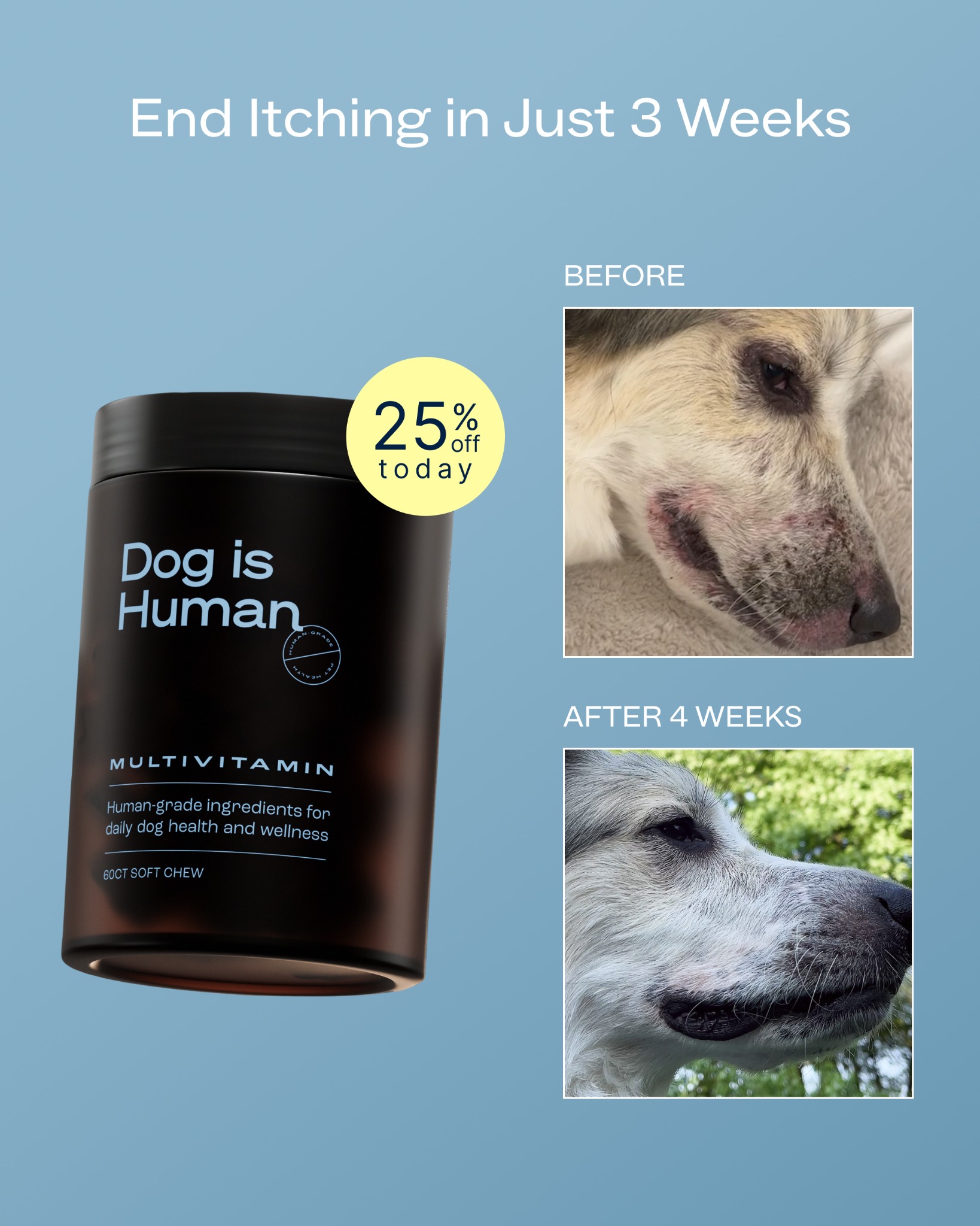 Dog is Human Facebook ad