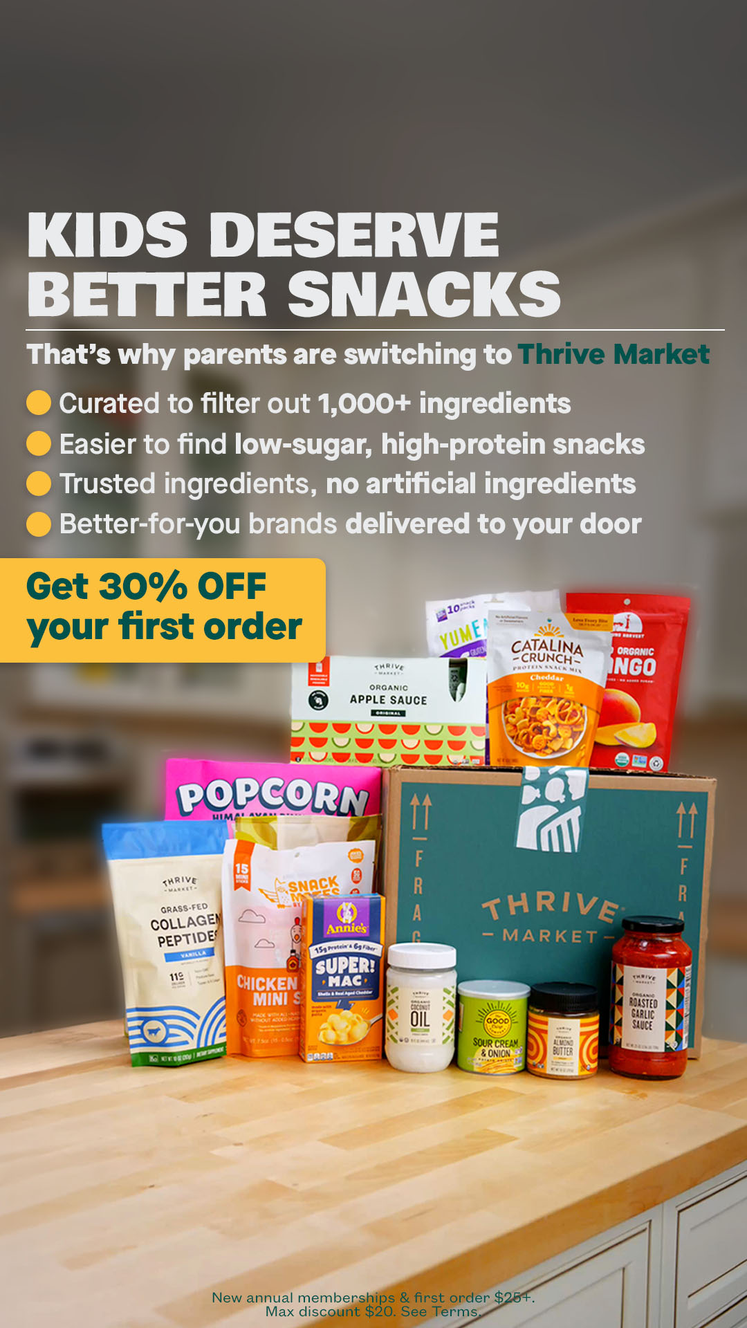 Thrive Market Facebook ad