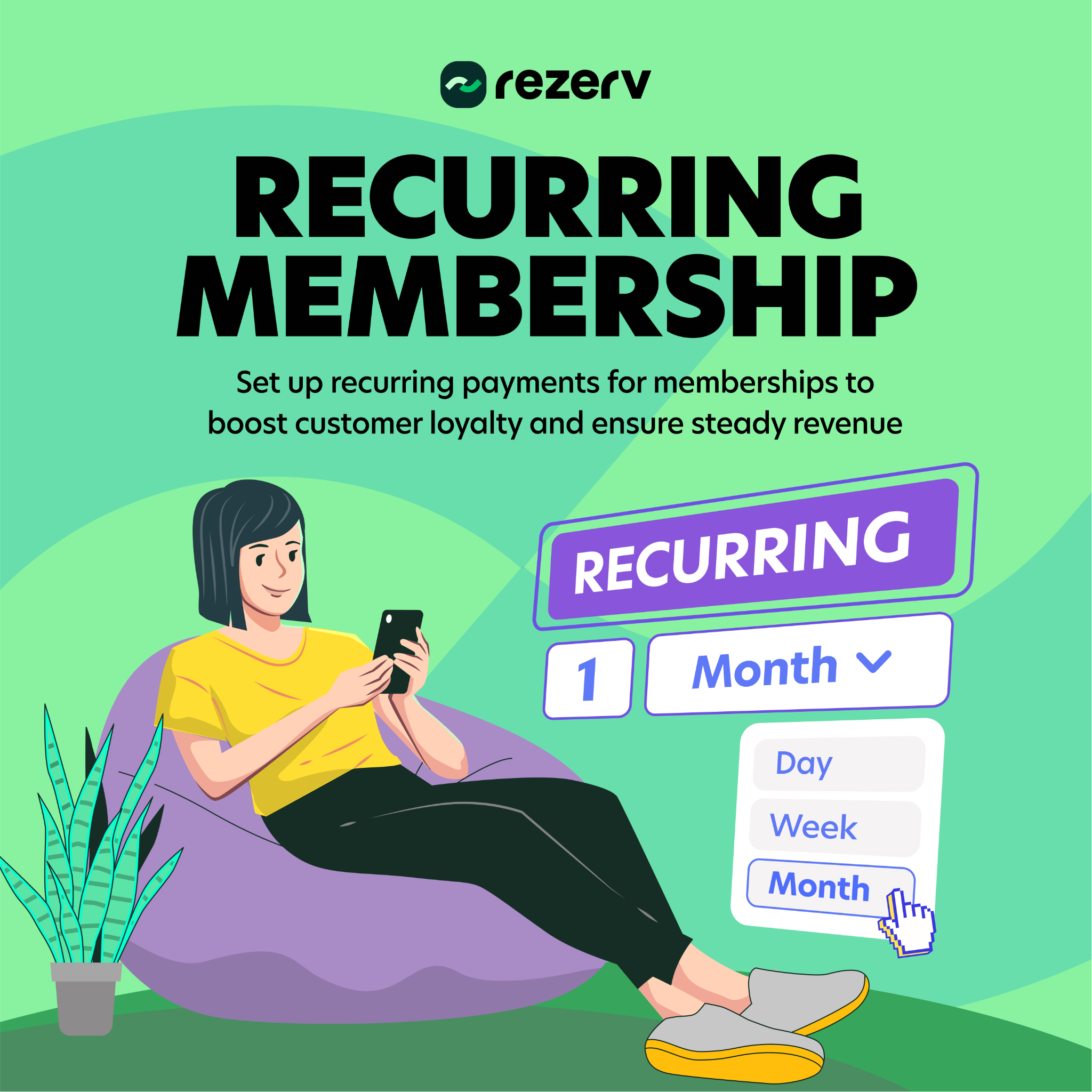 Rezerv Facebook ad: #1 Booking Software for Fitness Studio Owners