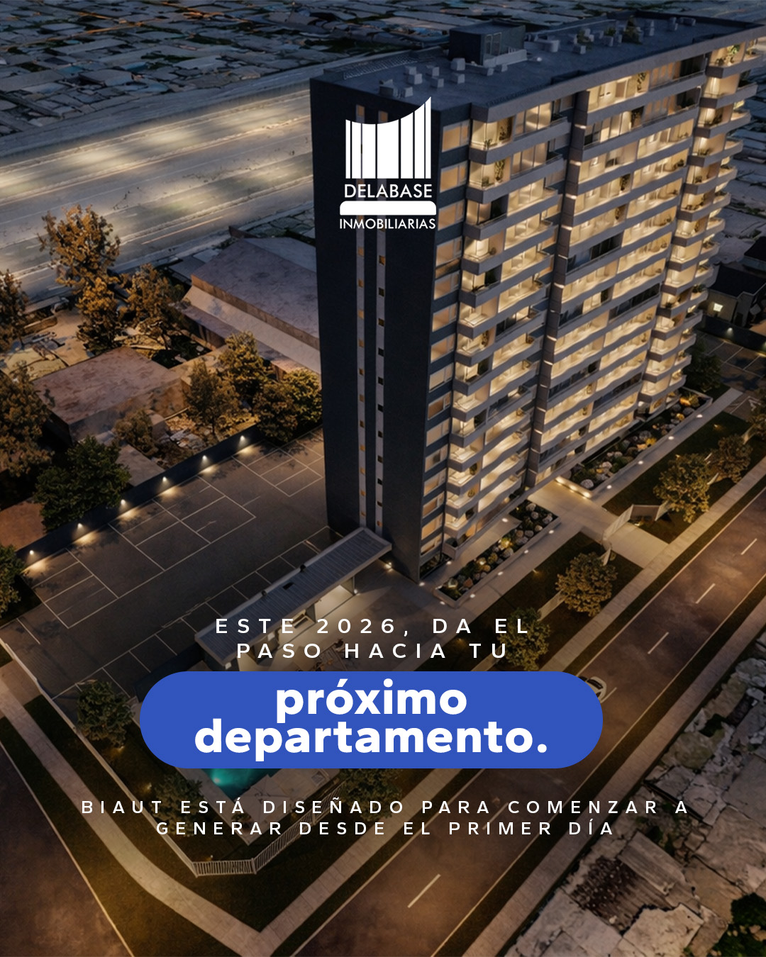 Delabase Inmobiliarias Facebook ad: Comienza tu 2026 con una oportunidad diseñada para…