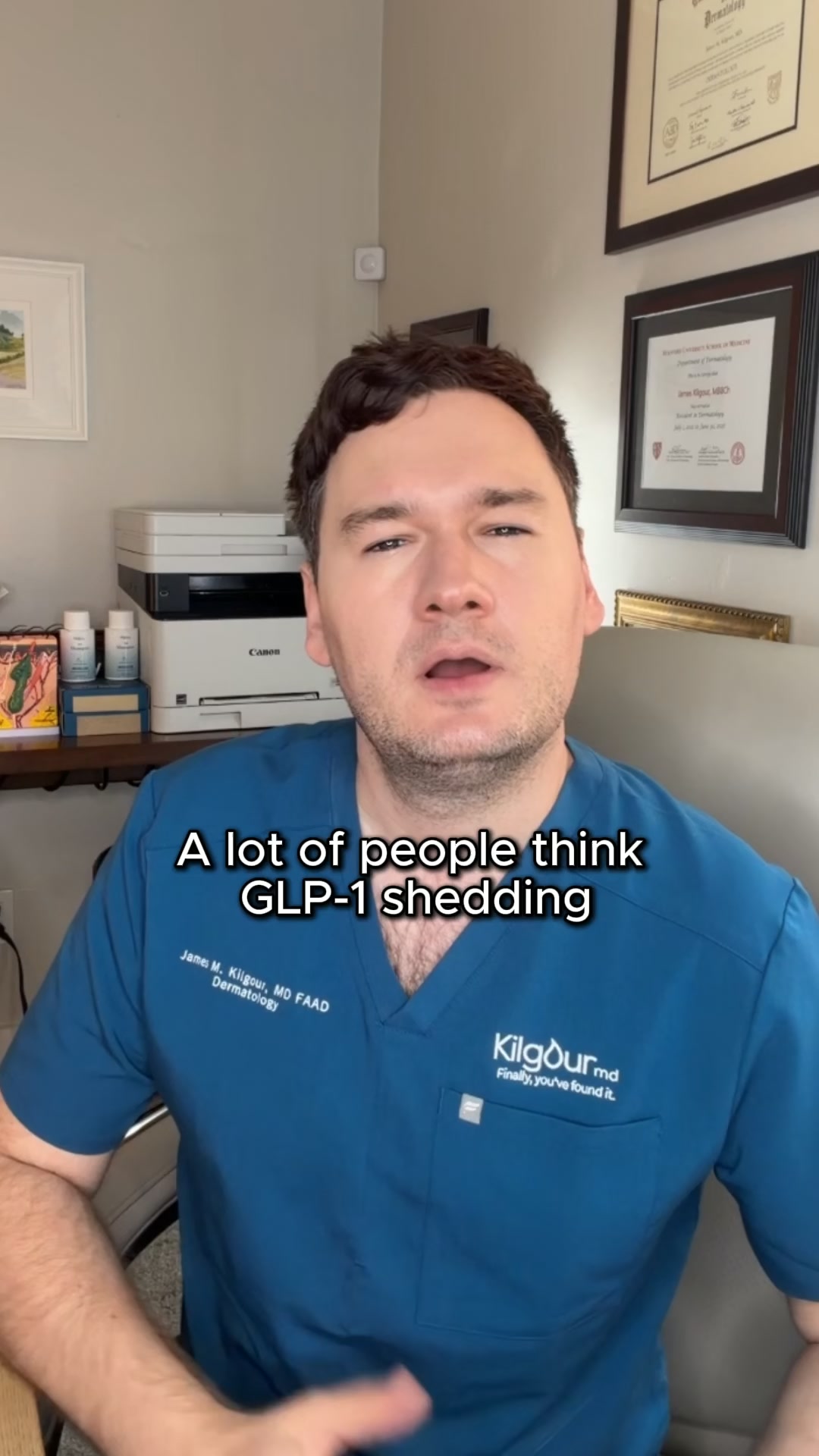 James Kilgour, MD Facebook ad: You don't have to choose your weight loss or your hair