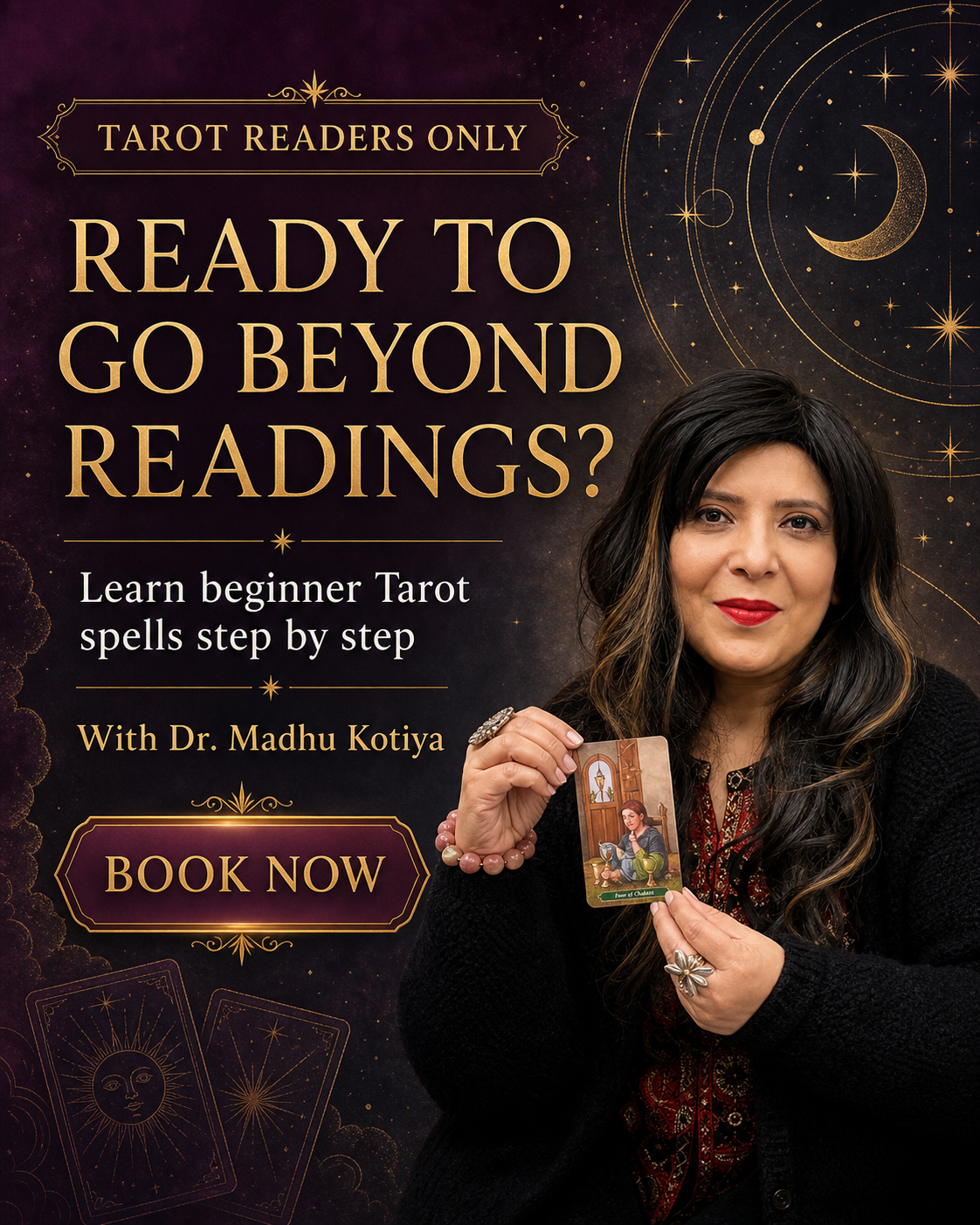 Madhu Kotiyaa Shezaim Facebook ad: Tarot Spells Webinar | Rs. 333