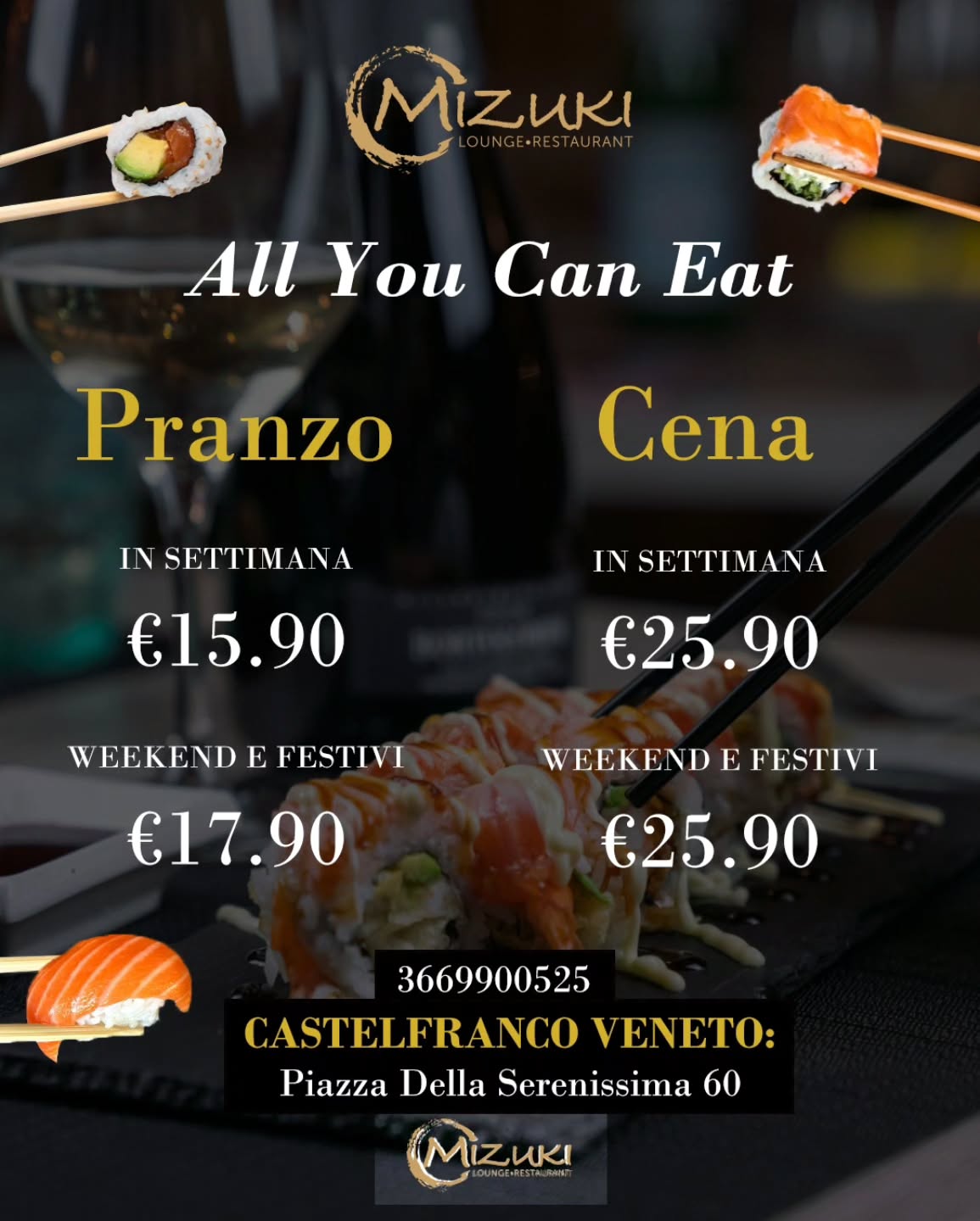 Mizuki Castelfranco Veneto Facebook ad: I nostri prezzi del menù All You Can…