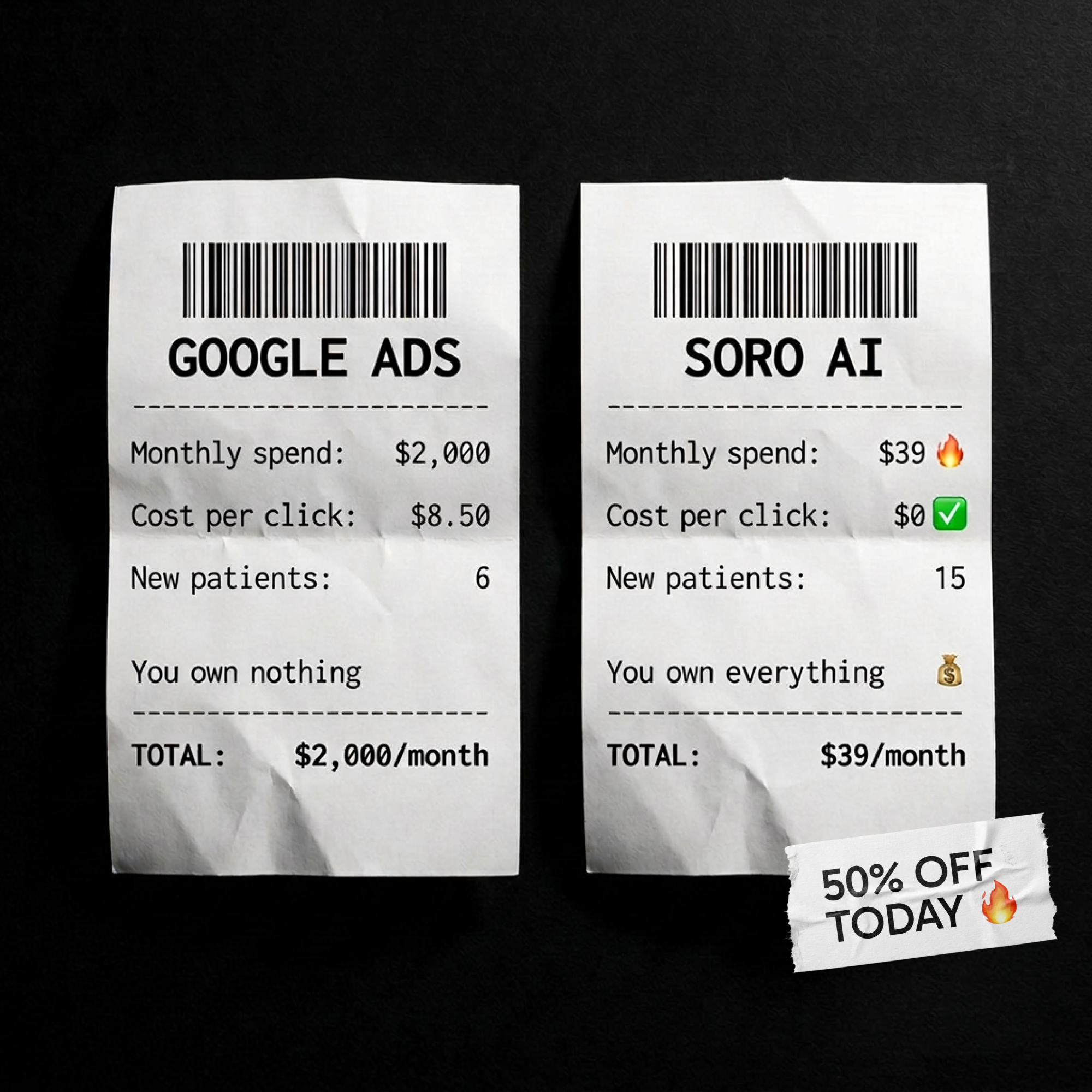 Soro SEO Facebook ad
