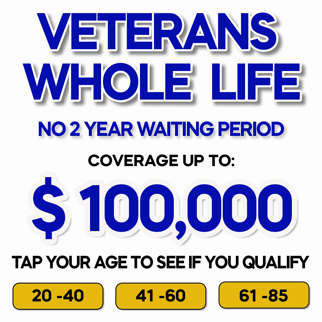 Veteran Life Insurance Facebook ad