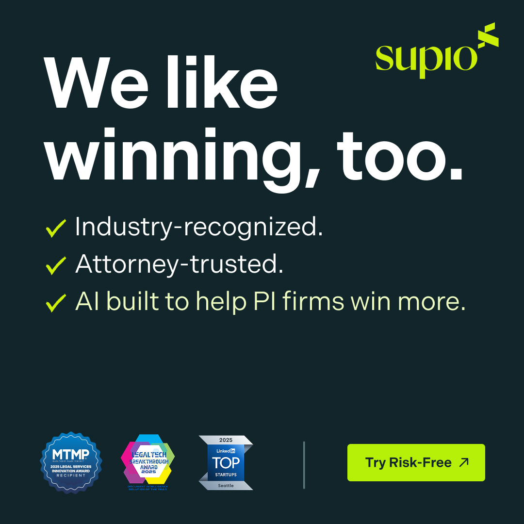 Supio Legal AI Facebook ad