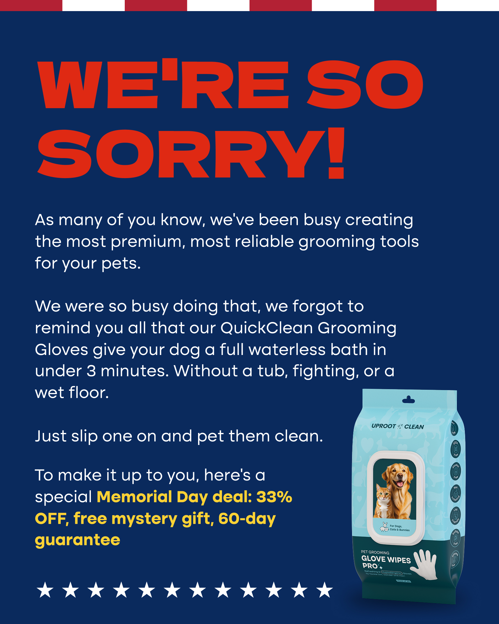 Uproot Clean Facebook ad