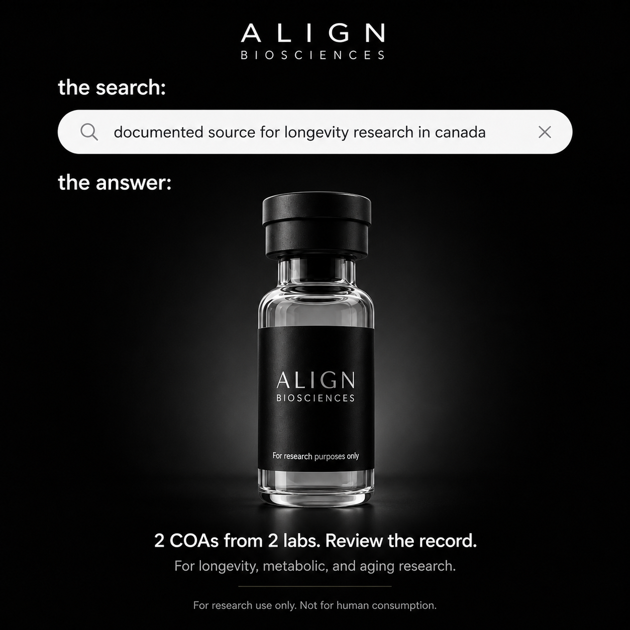 Align BioSciences Facebook ad