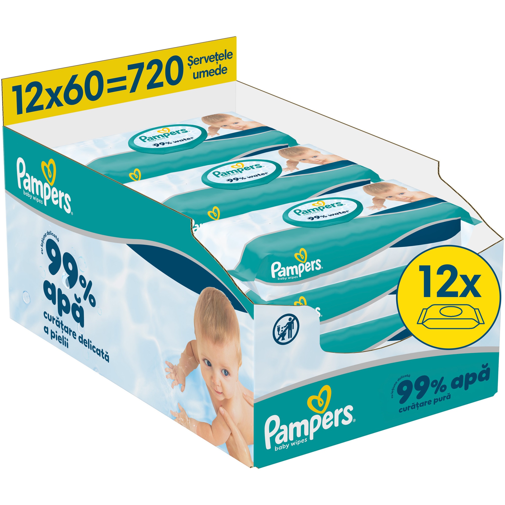 Pampers Facebook ad: Când vrei ca bebe să fie fericit în…