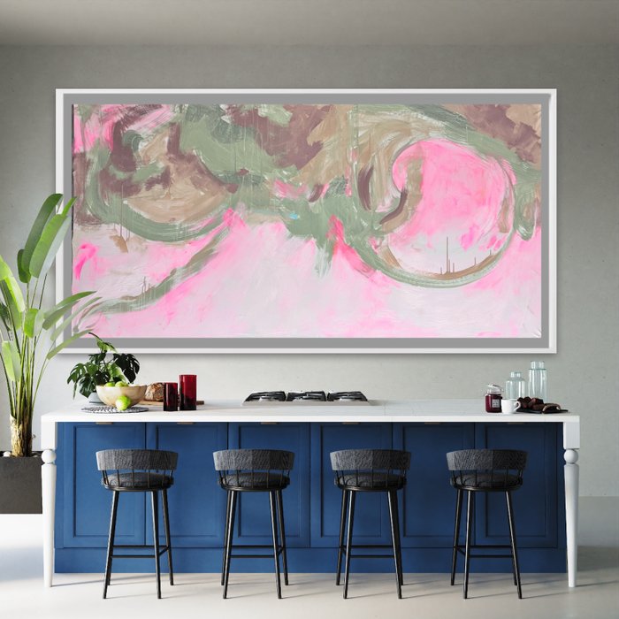 Angie Brooksby Art Facebook ad: Brooksby - Pink Fizz XXL